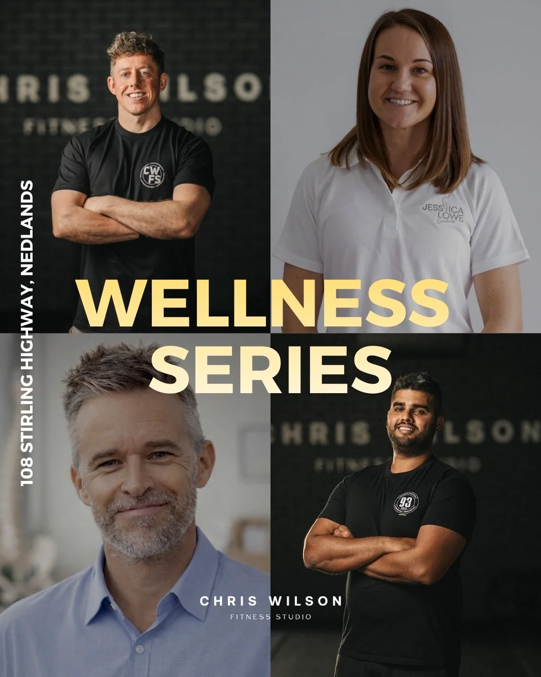 INTRODUCING THE CW WELLNESS SERIES ✨

Coming to Nedlands this SATURDAY! 

Four practical workshops designed to help you train smarter, move better and perform at your best.

These sessions cover the topics we get asked about every single week inside 