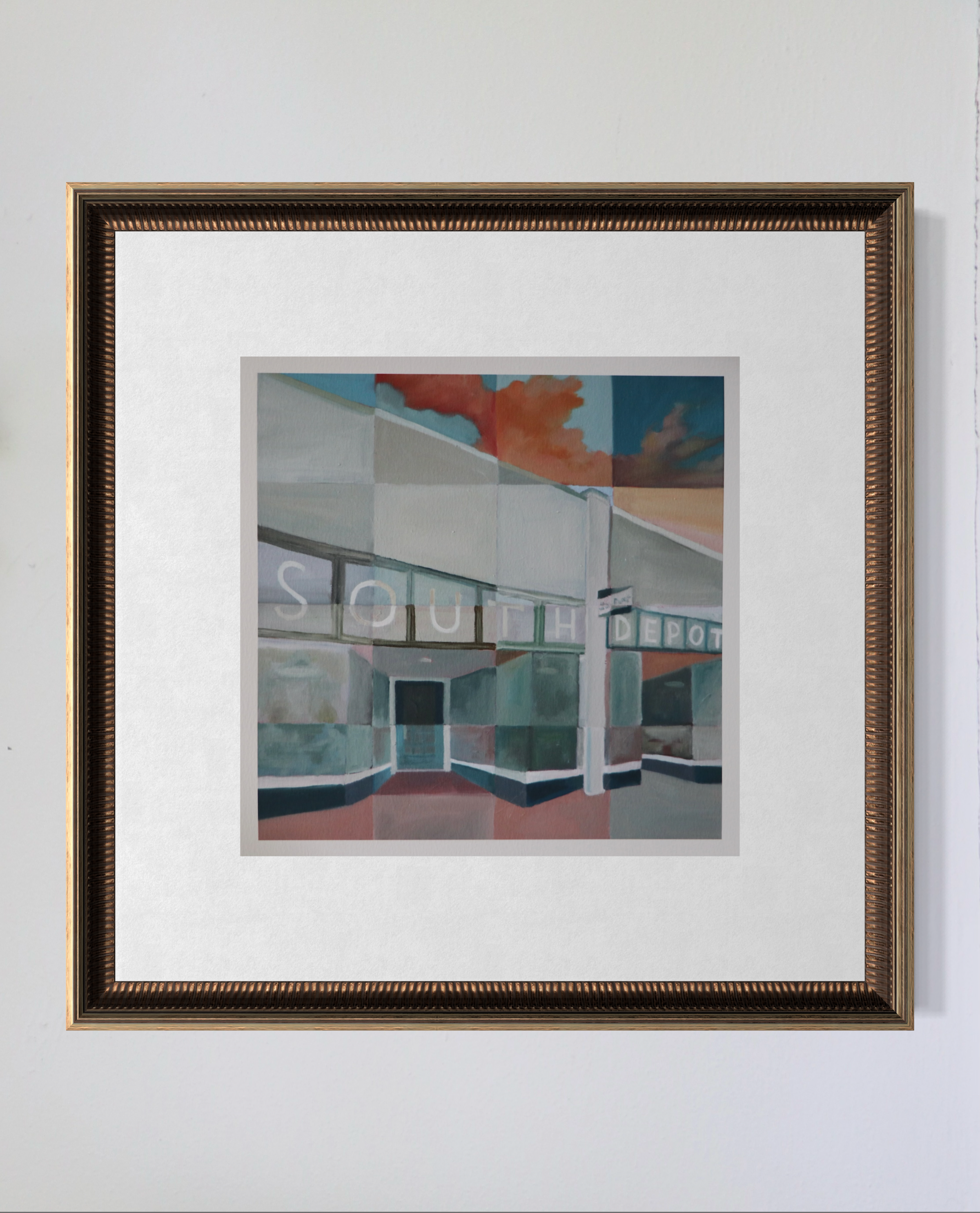 "The Different Days of South Depot" Print