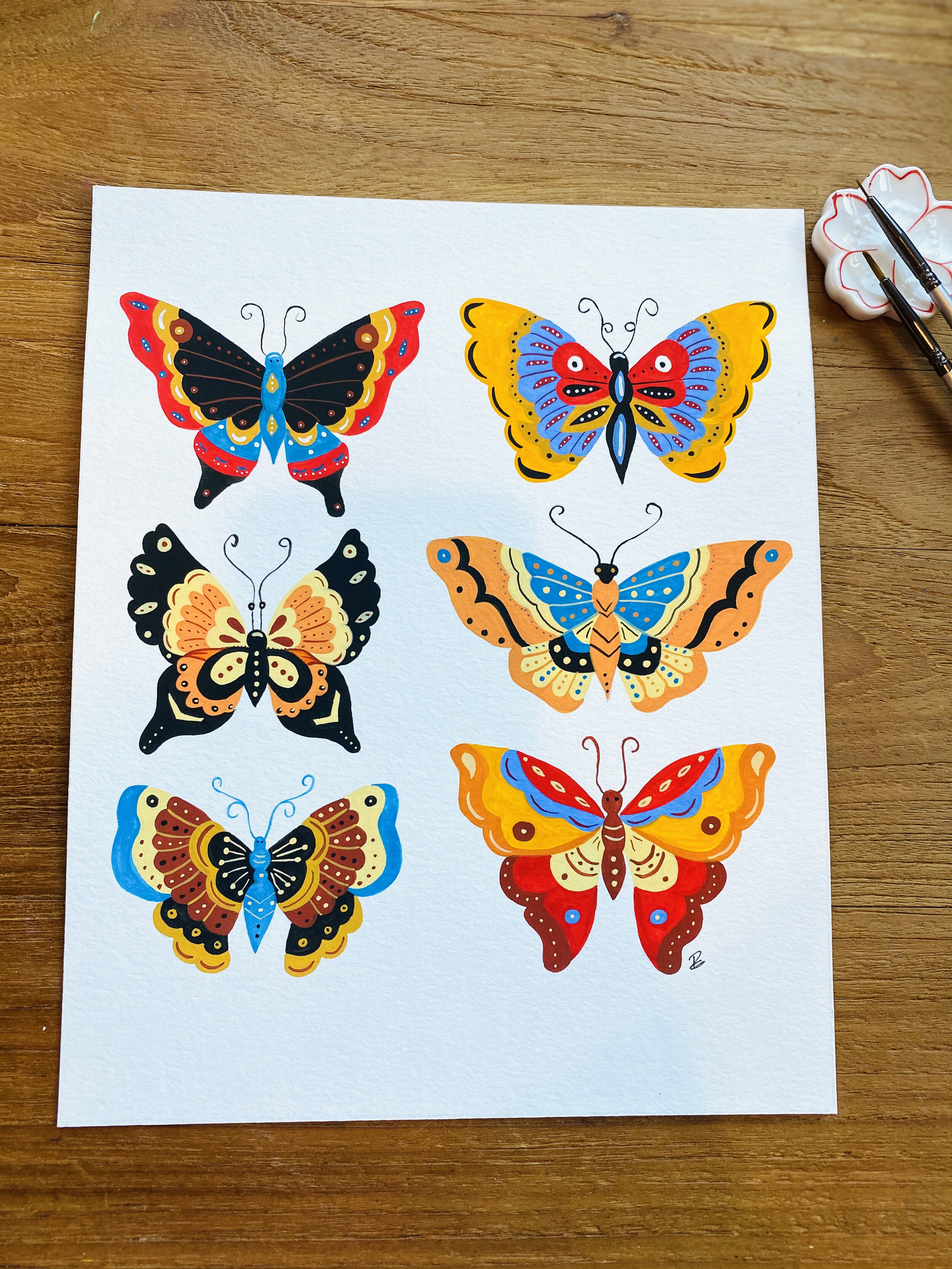 Folk Butterflies