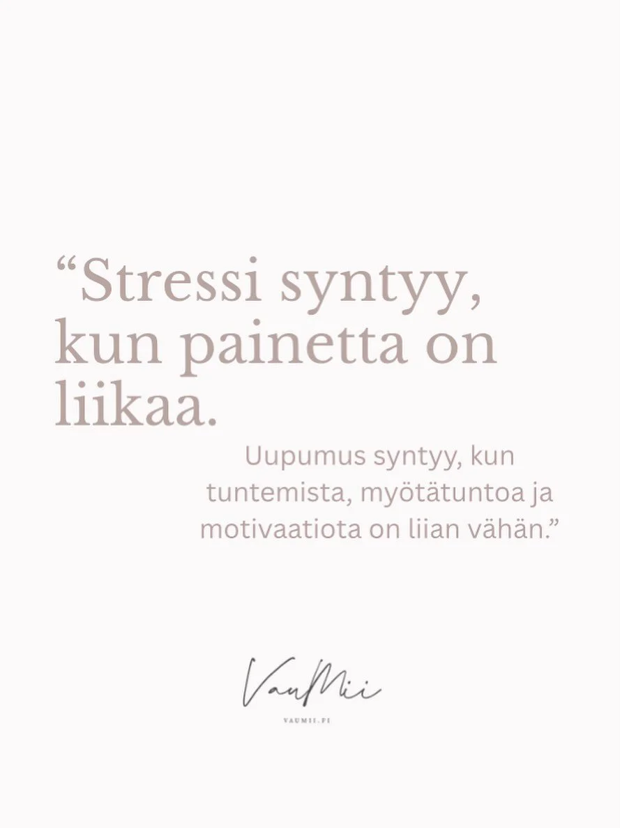 Stressi kuuluu elämään. Se on meille aika ajoin jopa hyödyksi; saa meidät ylittämään itsemme tiukassa paikassa.
Mutta pitkittyessään stressi kääntyy meitä vastaan ja voi hoitamattomana
