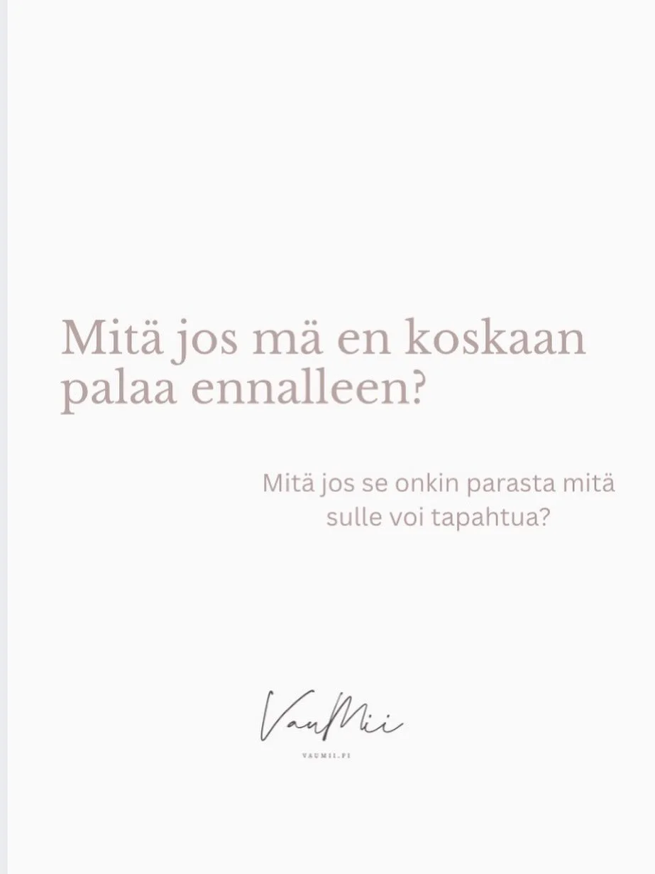 Uupumuksesta toipuessa vireystilat monesti sahaavat rajusti, ja omat jaksamisen rajat tulevat vastaan t&auml;ysin yll&auml;tt&auml;en. &rdquo;Eilen oli hyv&auml; draivi ja t&auml;n&auml;&auml;n sit&auml; ei ole ollenkaan.&rdquo; Ja voi tuntua, ett&au