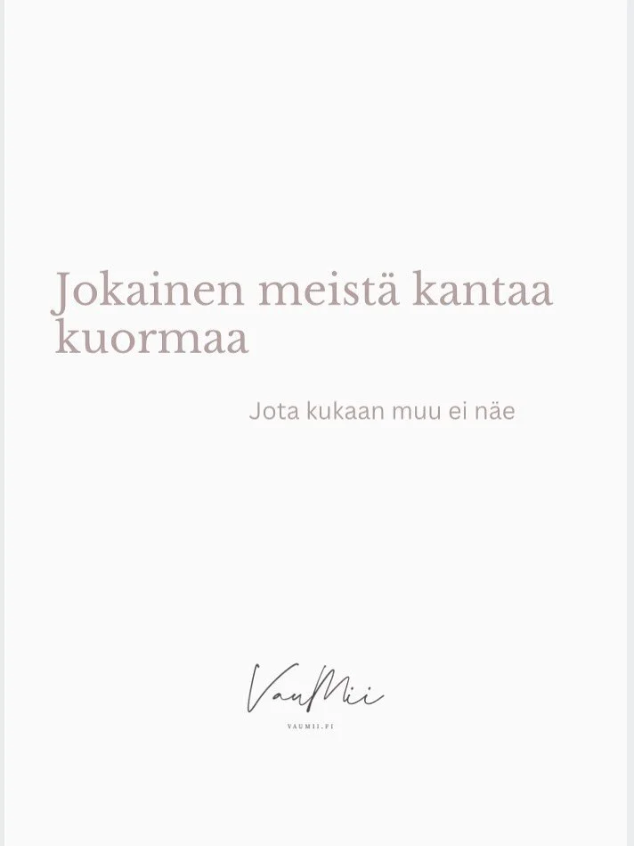 Joskus se miten olemme oppineet selviytym&auml;&auml;n el&auml;m&auml;ss&auml;mme, onkin se mik&auml; yll&auml;pit&auml;&auml; jatkuvaa ylikuormitusta ja uupumuksen keh&auml;&auml;.

 
Kun sinun on aika pys&auml;hty&auml; polullasi, tutkia reppusi si