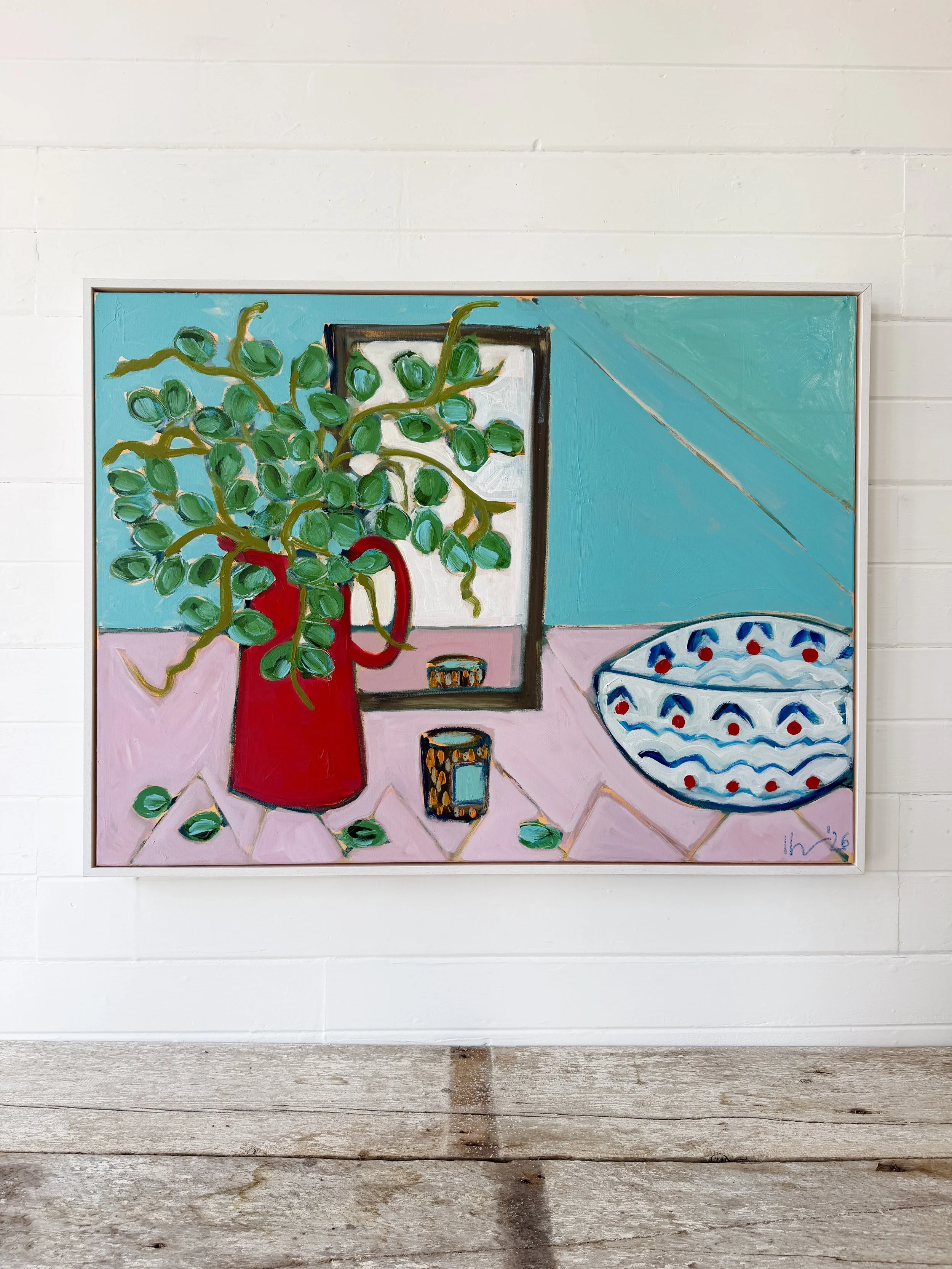 Card Table, Red Jug