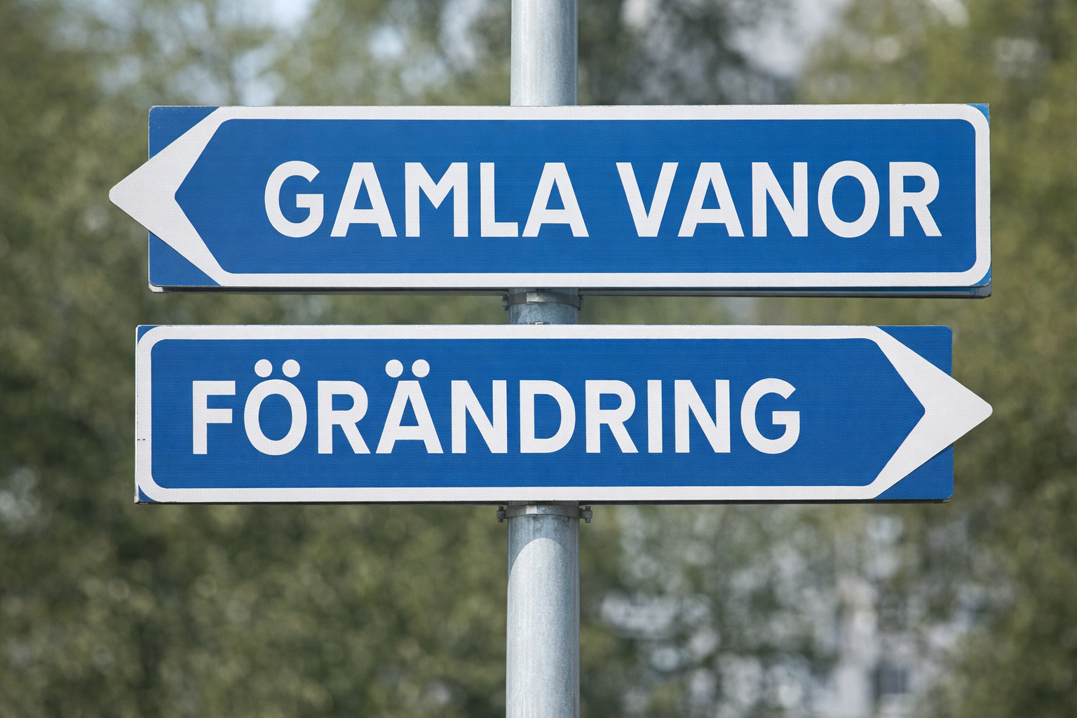 När gamla vanor står i vägen för förändring