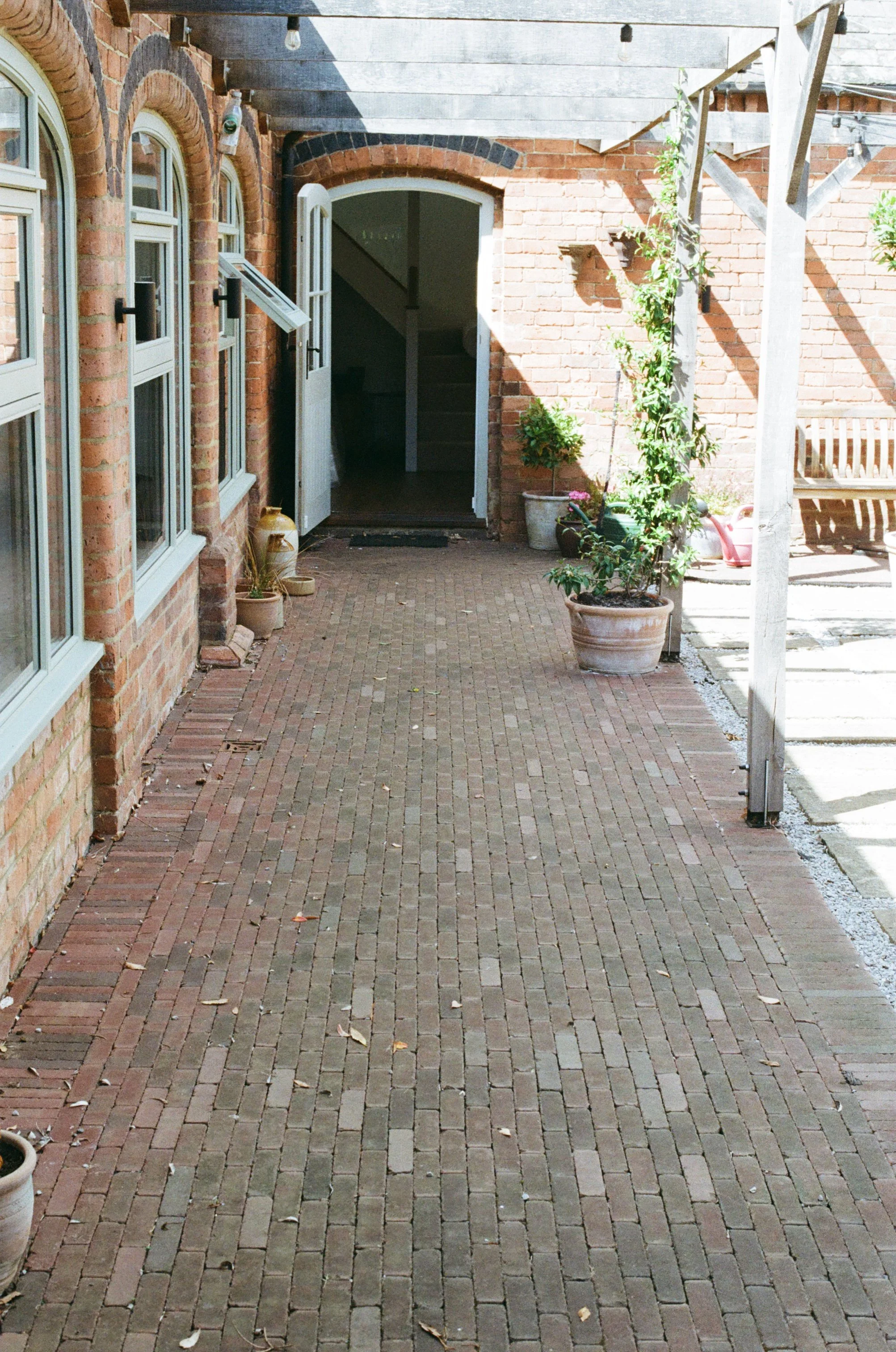 Clay Paver Walkway