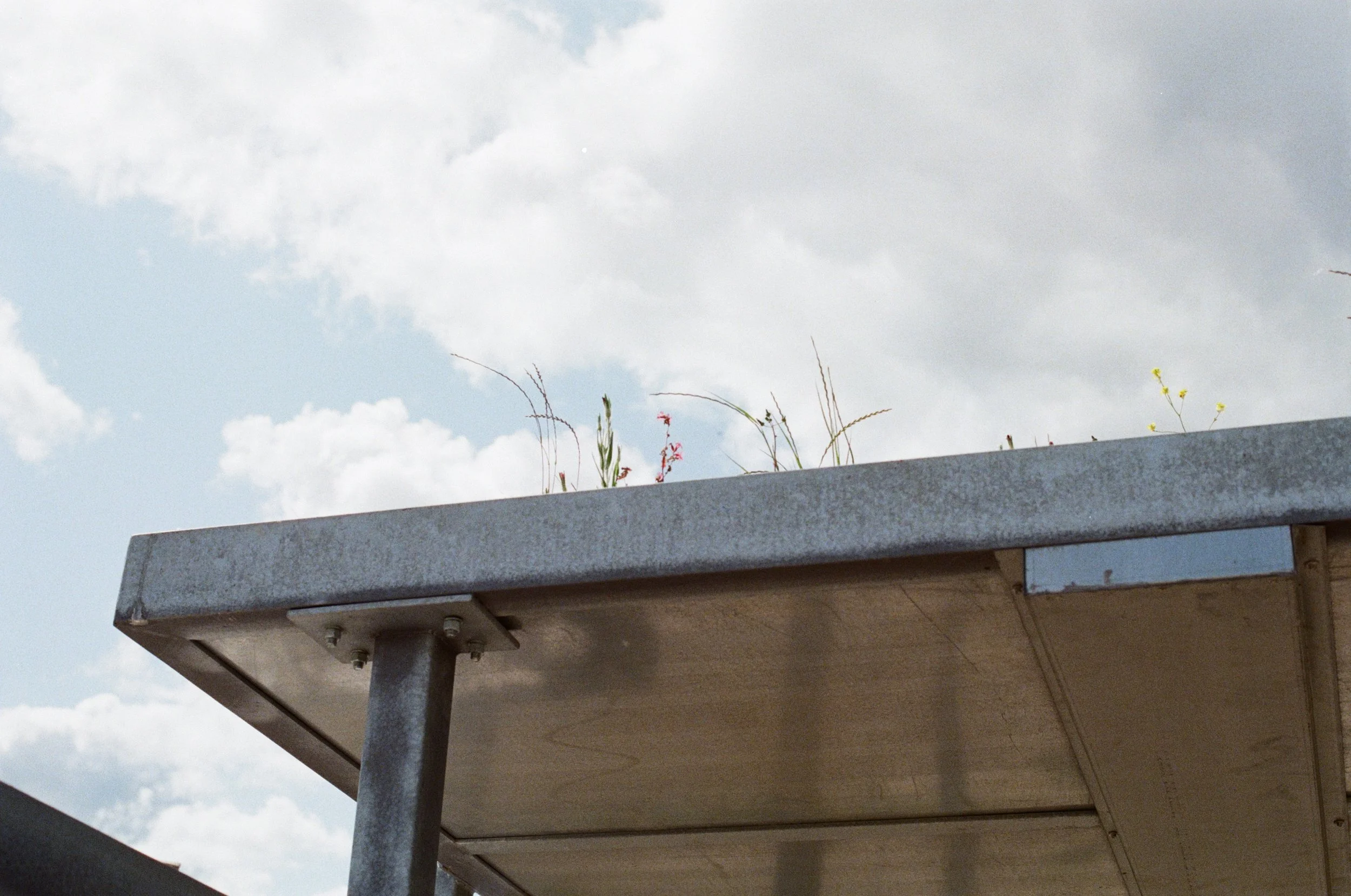 Green Roof Pavilion, Recycled Material Growing Substrate, Ecological Design
