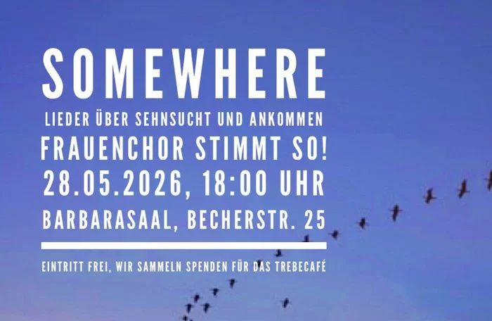 Einladung: Benefiz-Konzert des Frauenchors “Stimmt so!” zugunsten des TrebeCafé