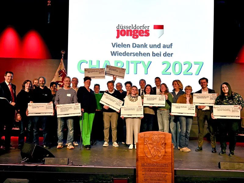 Spendenübergabe Düsseldorfer Jonges