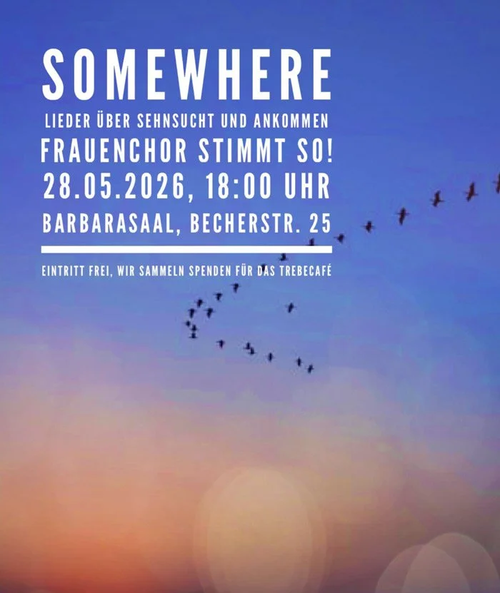 Cover, SOMEWHERE - Lieder über Sehnsucht und Ankommen  in Düsseldorf,