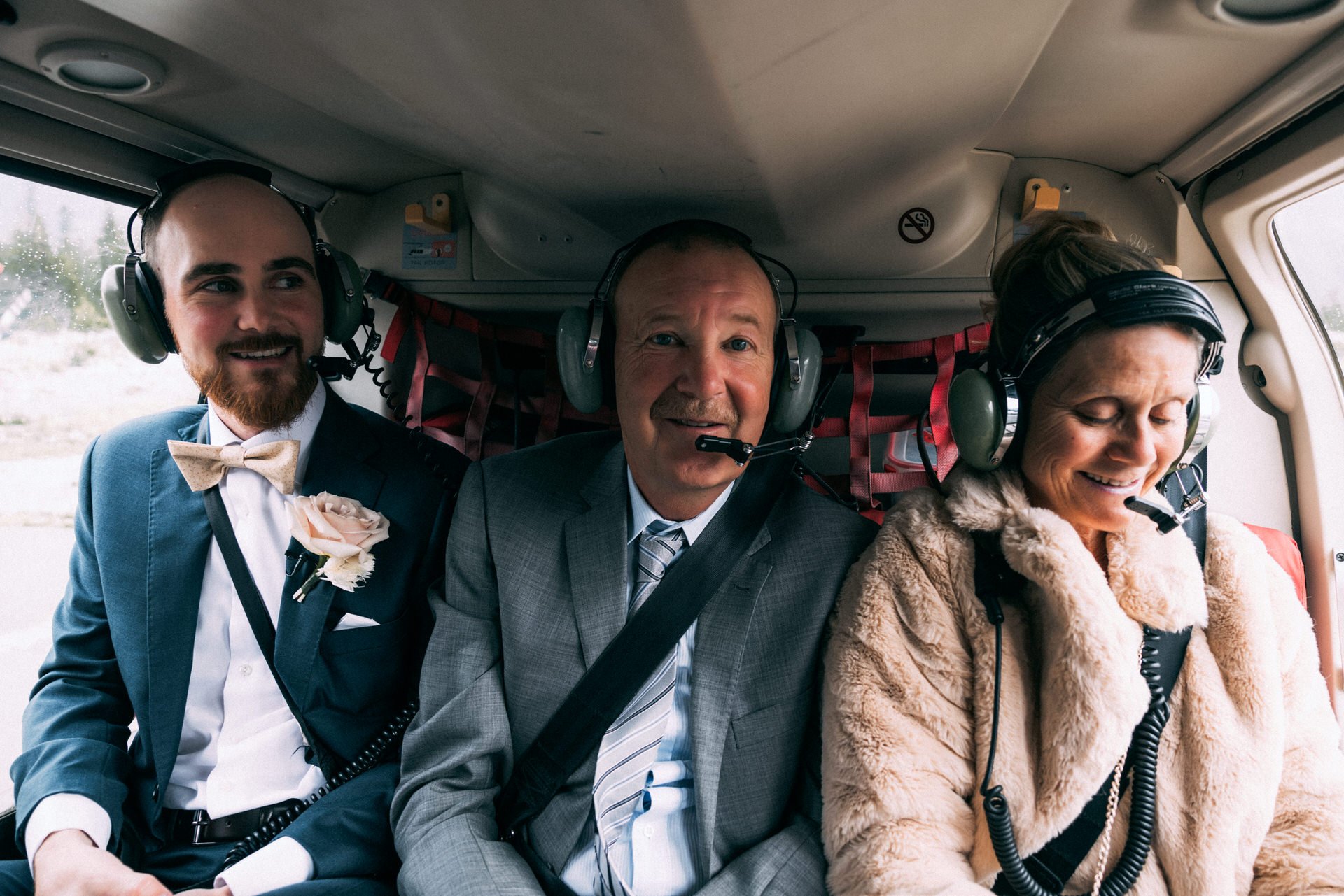 banff / canmore helicopter elopement in the rockies