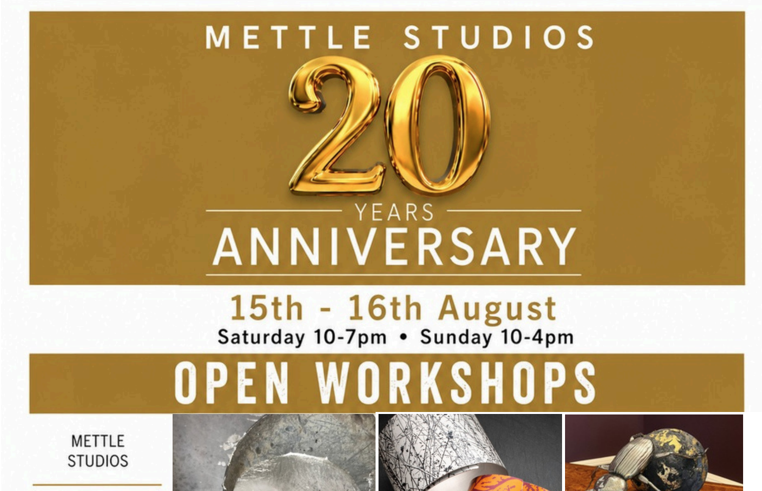 Mettle Studio 20th Year Anniversary weekend