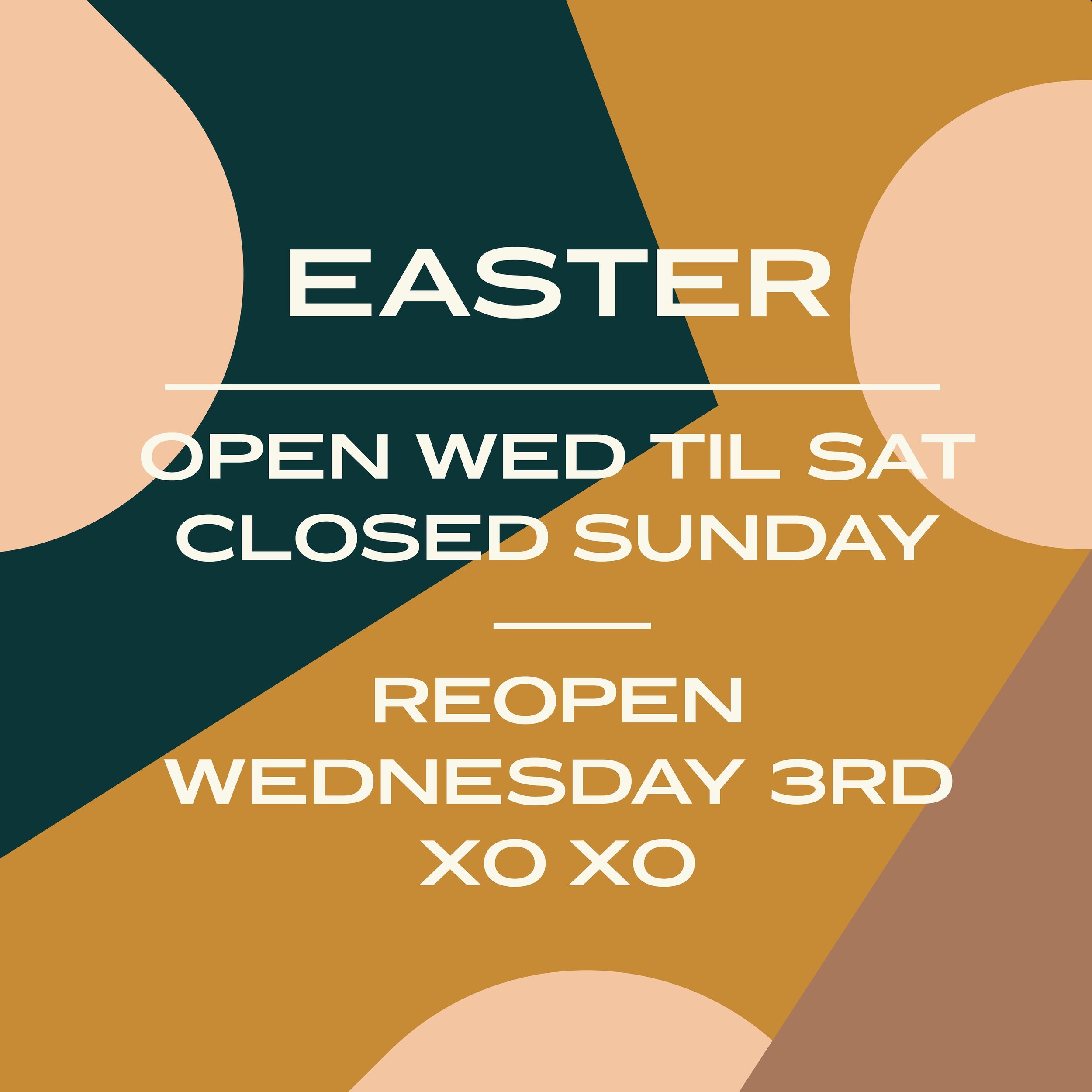 We&rsquo;re open for Good Friday &amp; Easter Saturday public holidays!

Reservations via our website 🦊❤️