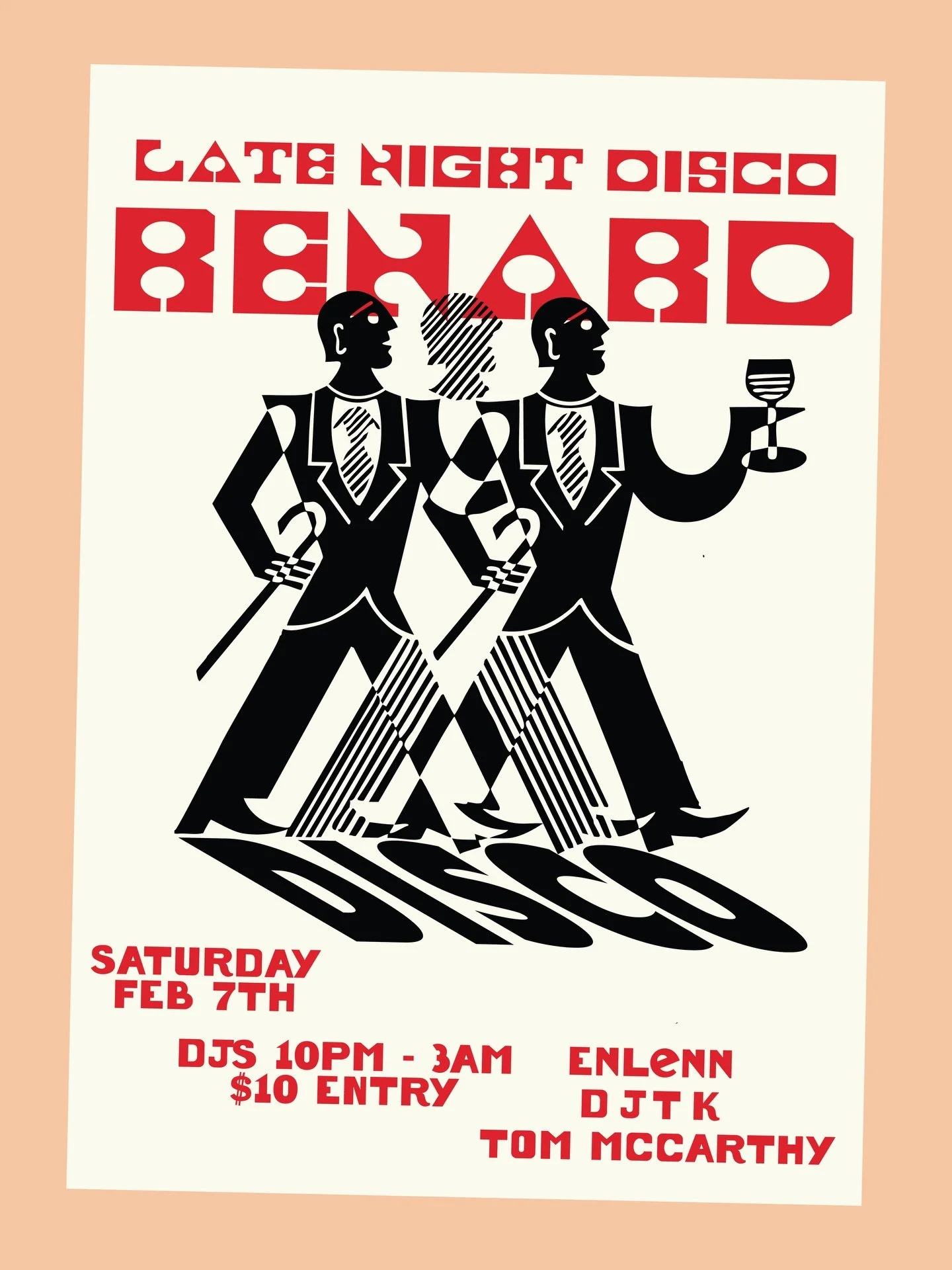 LATE NIGHTS &amp; GREAT NIGHTS 🥂 
Join us Feb 7th for another late night soir&eacute;e!

We&rsquo;ll turn the lights low, and light up the disco balls while DJs chef beats in the kitchen booth from 10PM til 3AM.

$12 tap cocktail drink specials unti