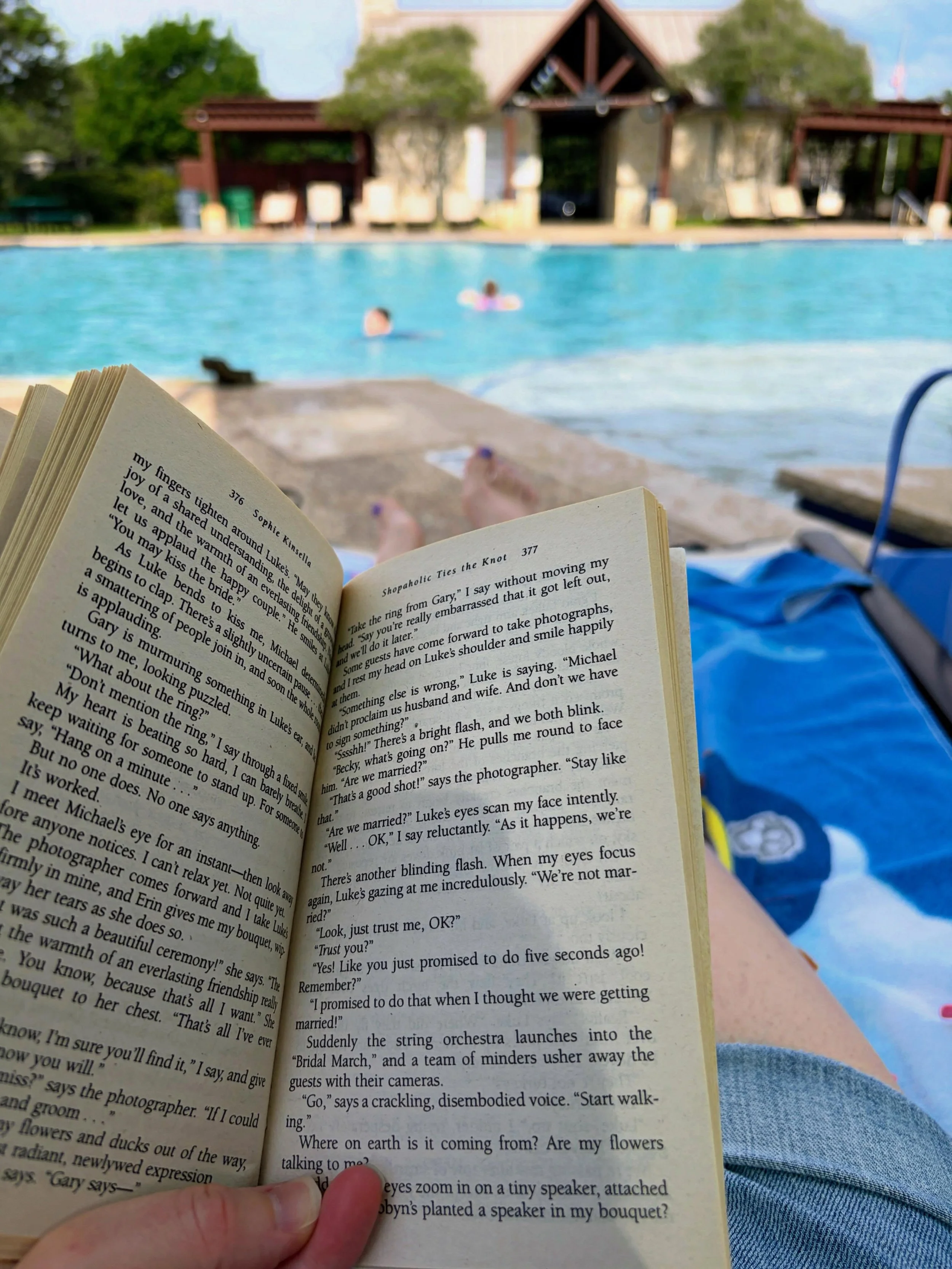 the best part of summer is the poolside reading.