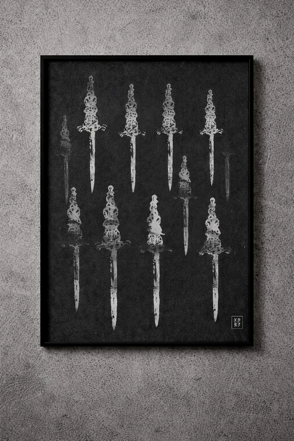 SILENT BLADES ARTPRINT