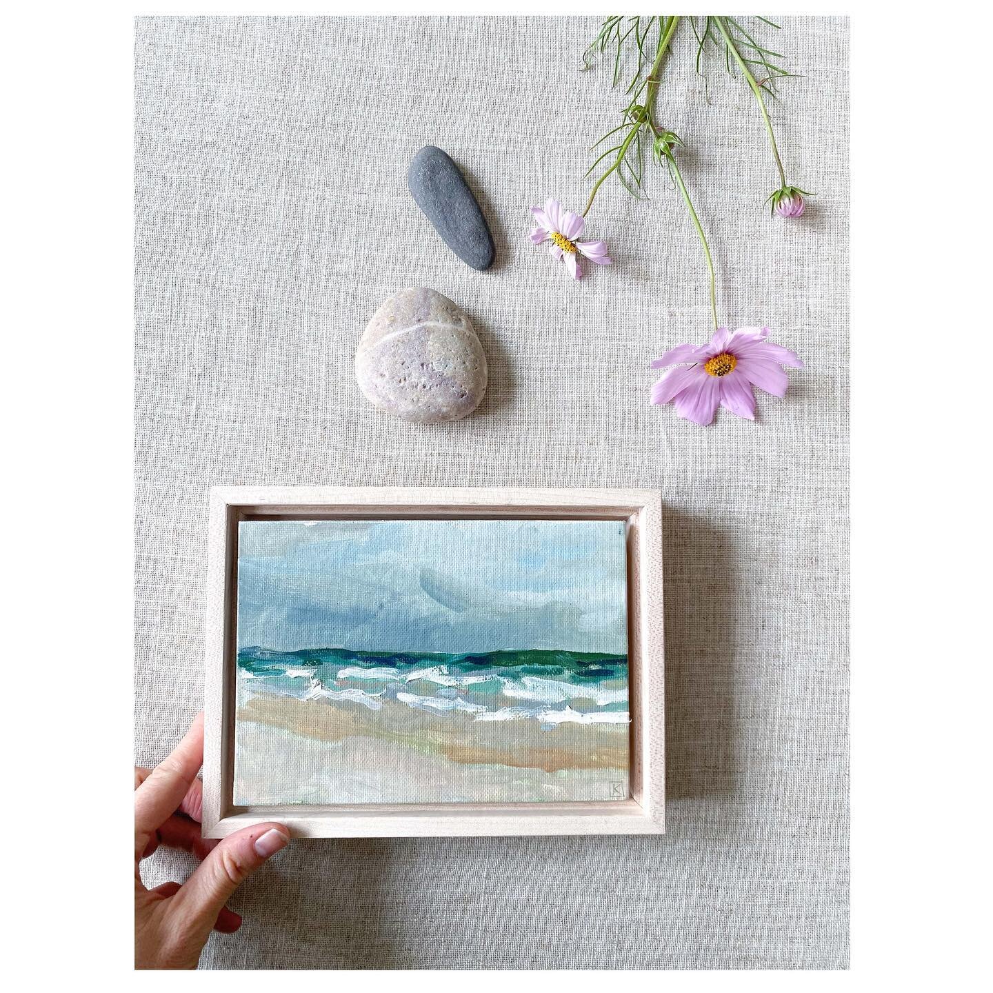 Hi friends, it&rsquo;s been a while!
.
In early October, I went to Block Island for a weekend of painting and came home with a trunk-full of beauty. Since then, I&rsquo;ve wanted to share my work with you, but have been rolling with some very busy li