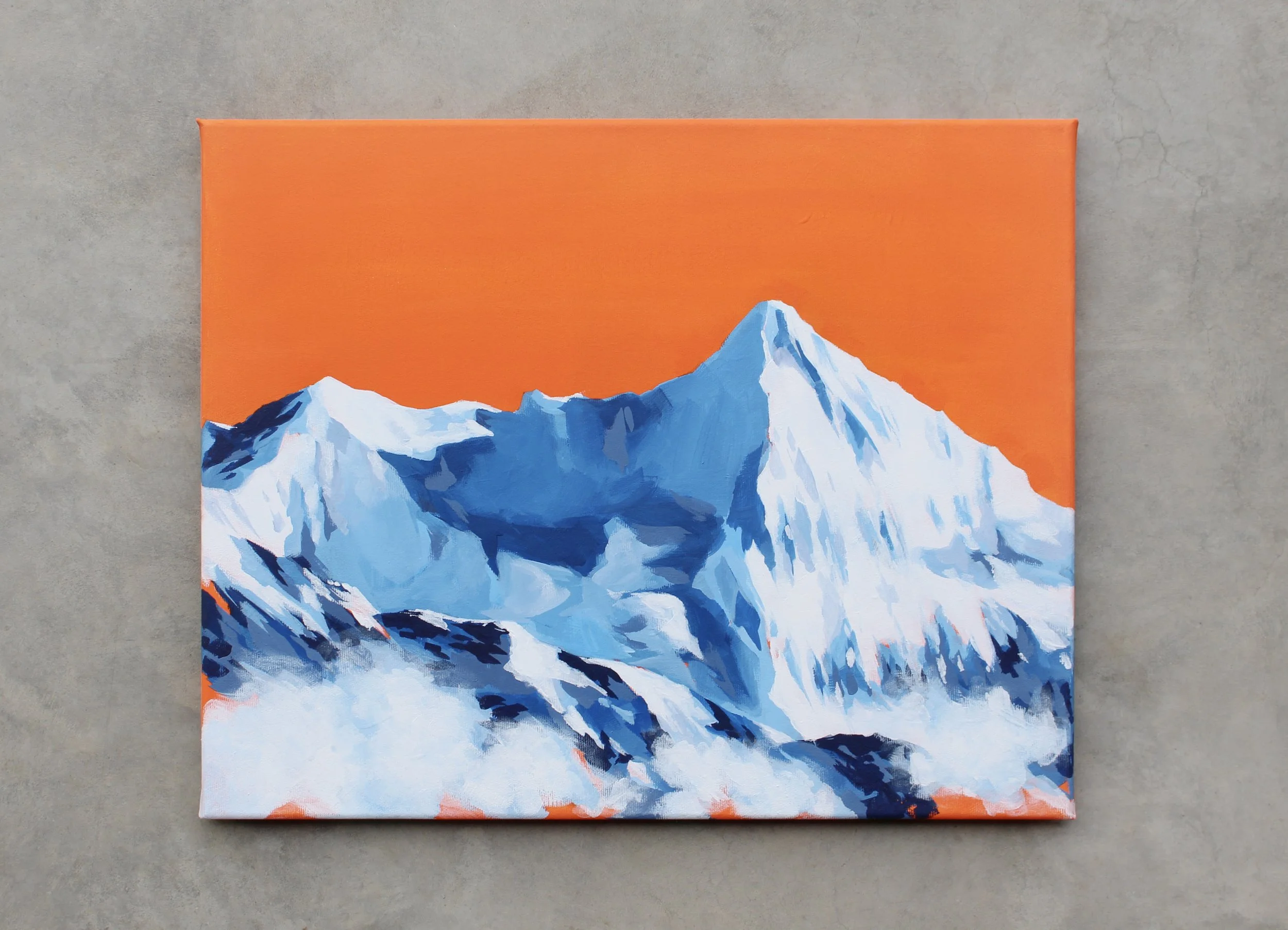 Obergabelhorn depuis Sorebois | 40 x 50 cm