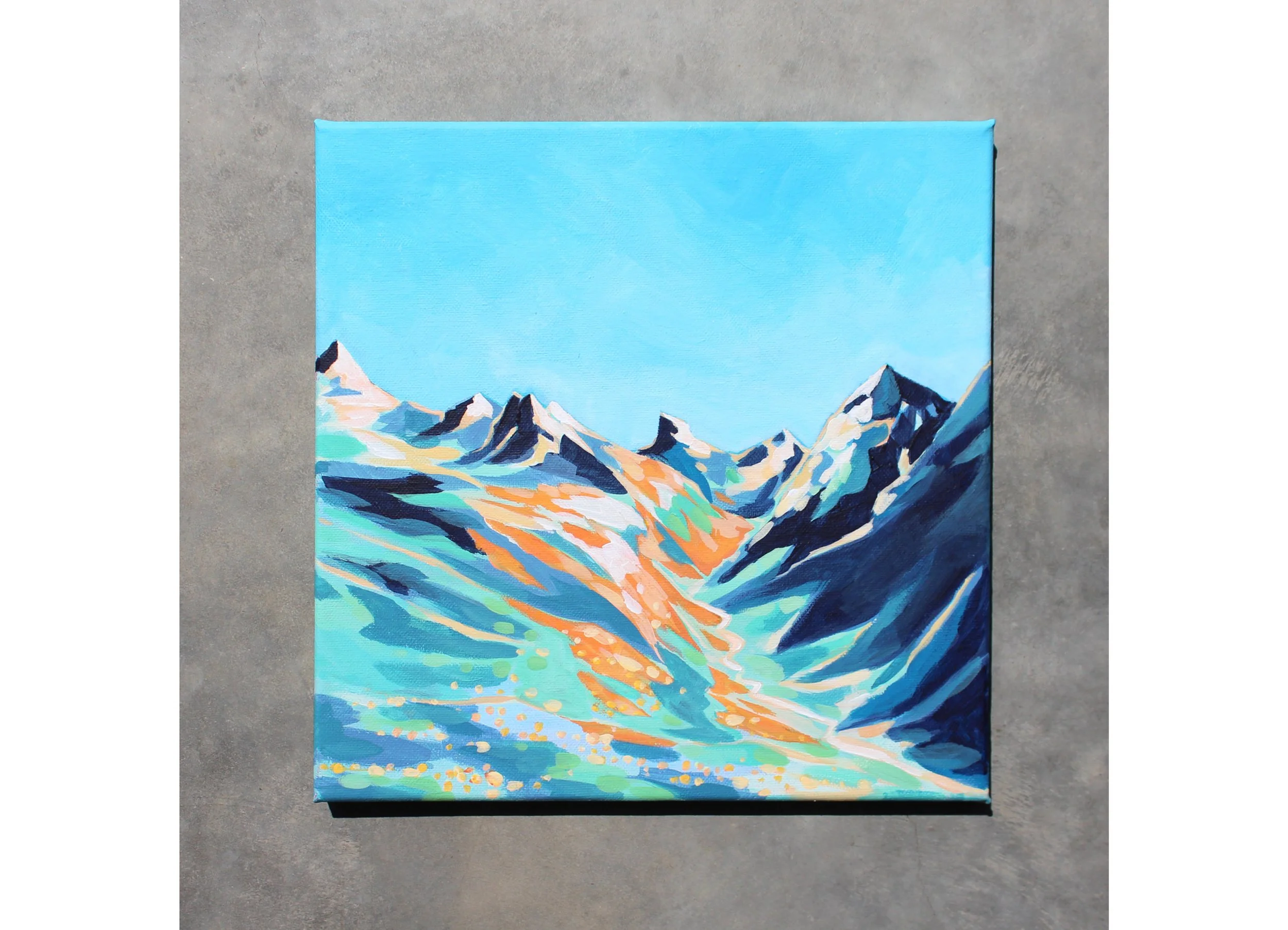 Val d'Anniviers 4 | 30 x 30 cm (framed)