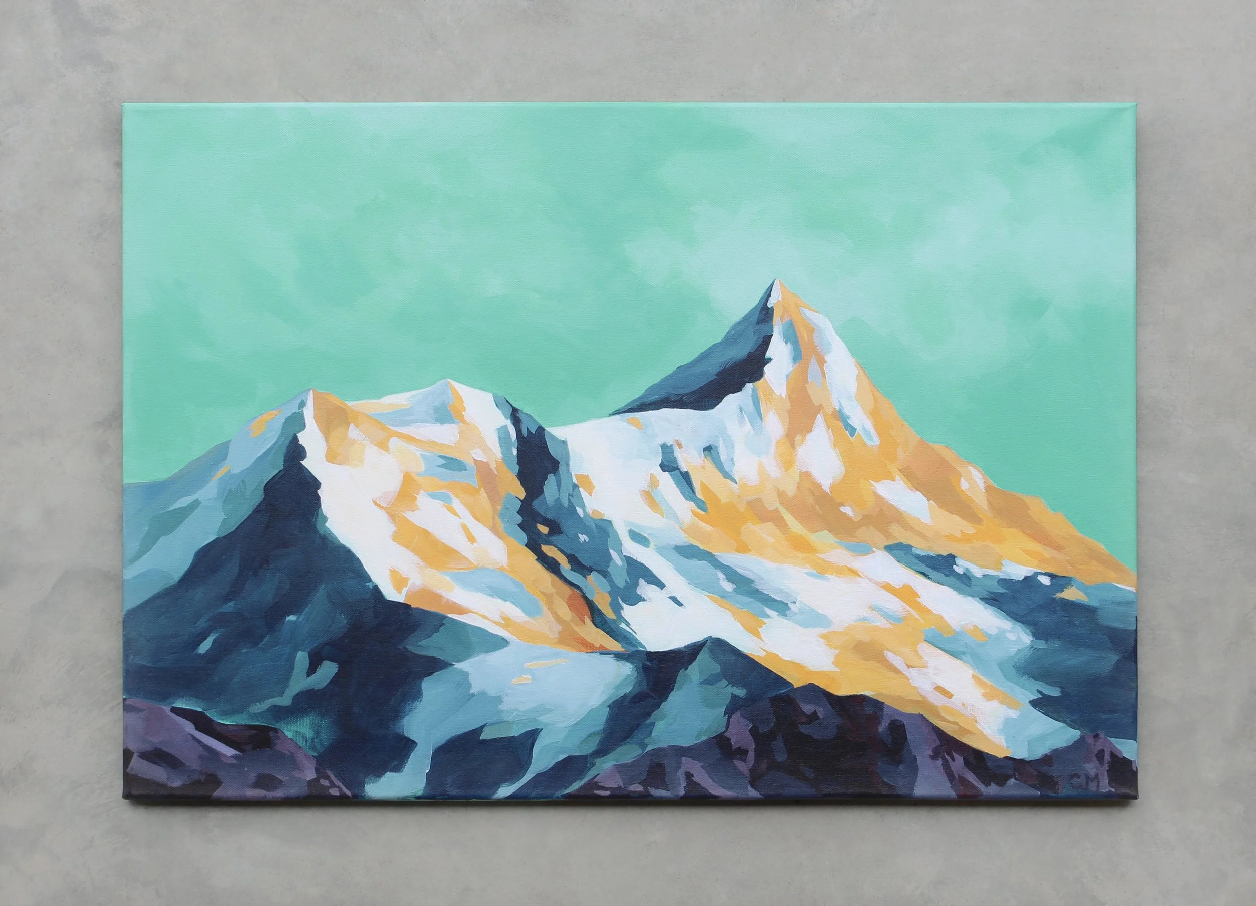 Weisshorn et Bishorn 2 | 50 x 70 cm