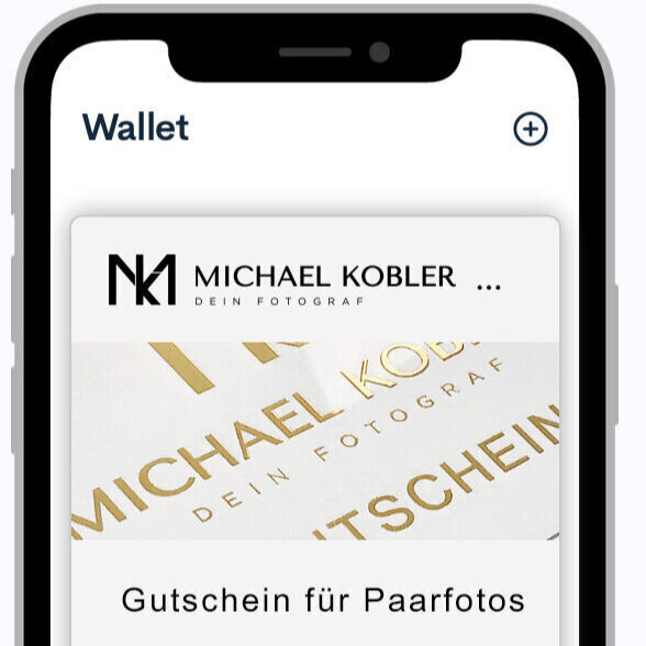 Picture of a voucher in the Smartphone Wallet iPhone