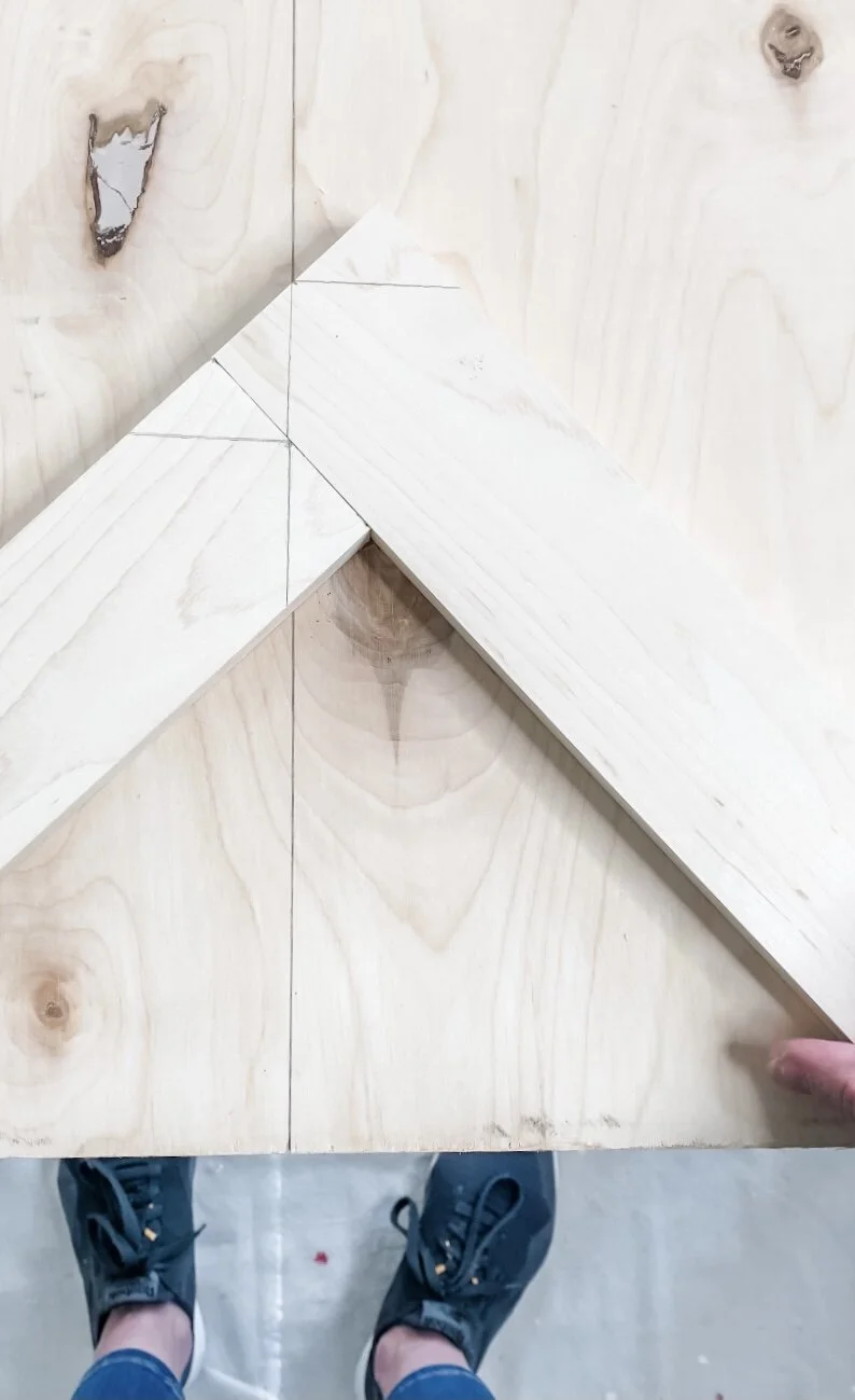 Align all of the center points.