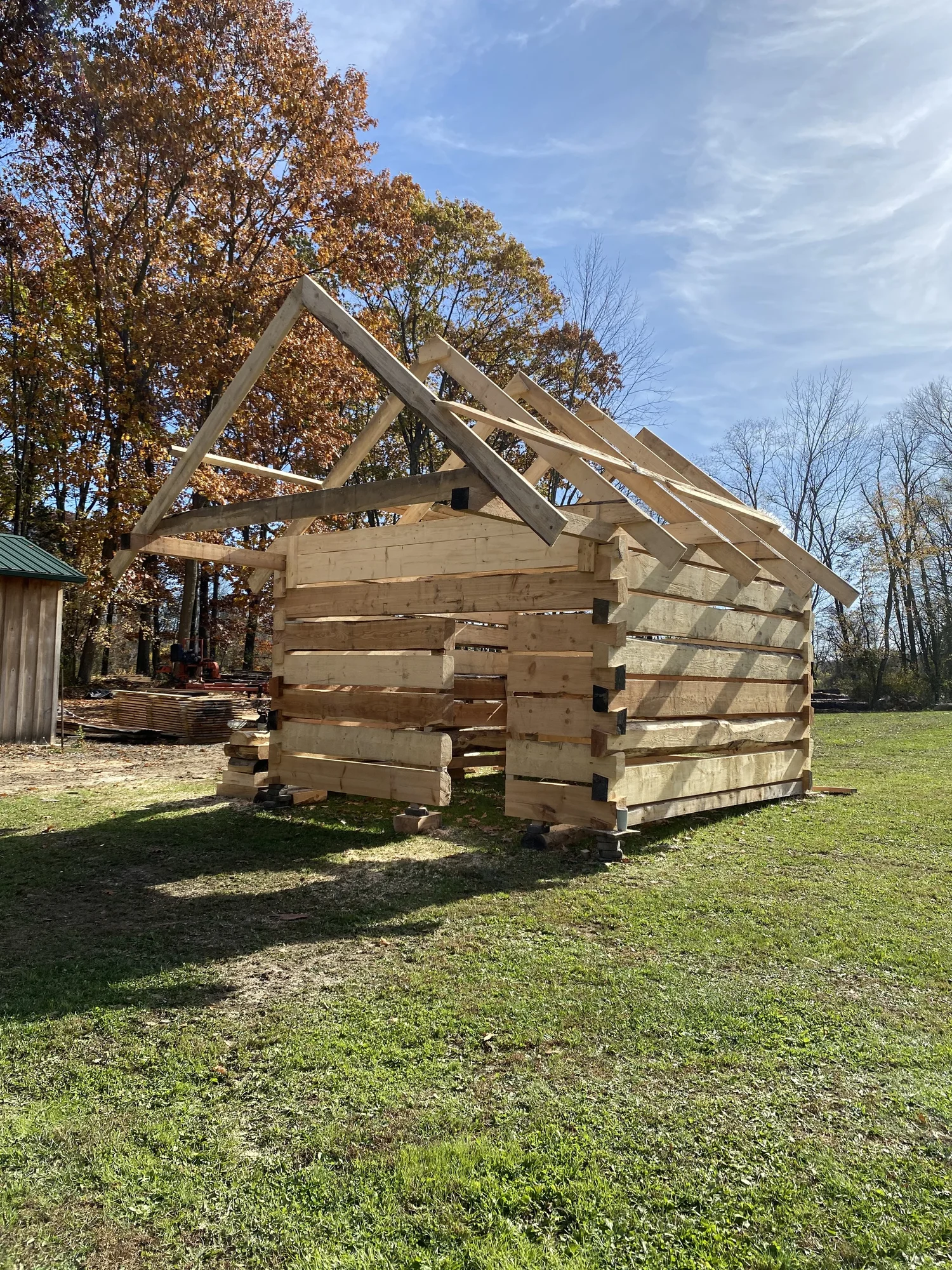 Dovetail Log Cabins - River Ridge Sawmill in Pennsylvania