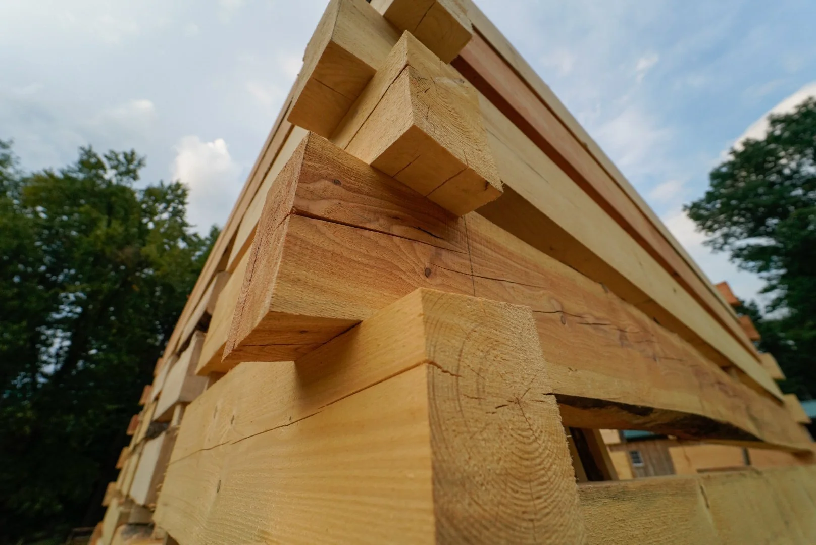 Dovetail Log Cabins - River Ridge Sawmill in Pennsylvania
