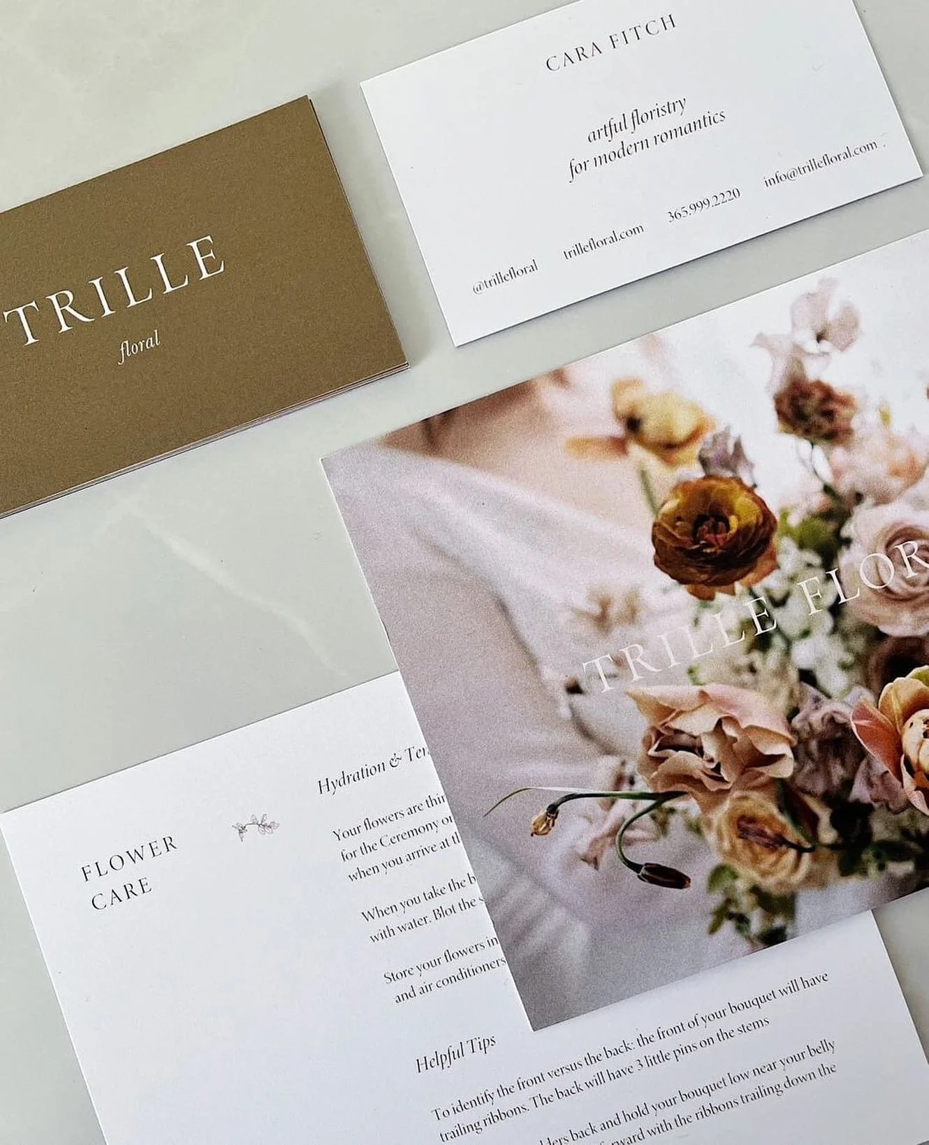 So thrilled to be part of the rebrand for the amazing @trillefloral 

We&rsquo;ve been in awe of Cara&rsquo;s stunning artistry for so long and being able to collaboratively work together to create a brand and website that complemented the dreamy, ro