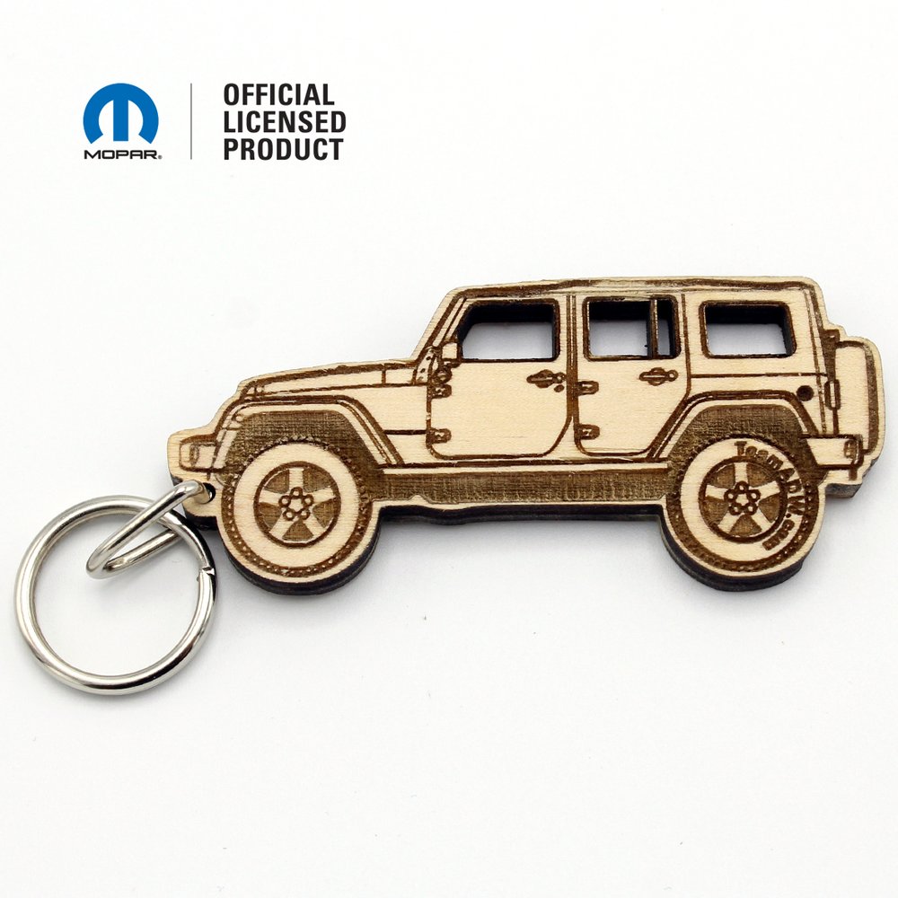 Wrangler JKU - Jeep® Keychain — Azzy's Design Works