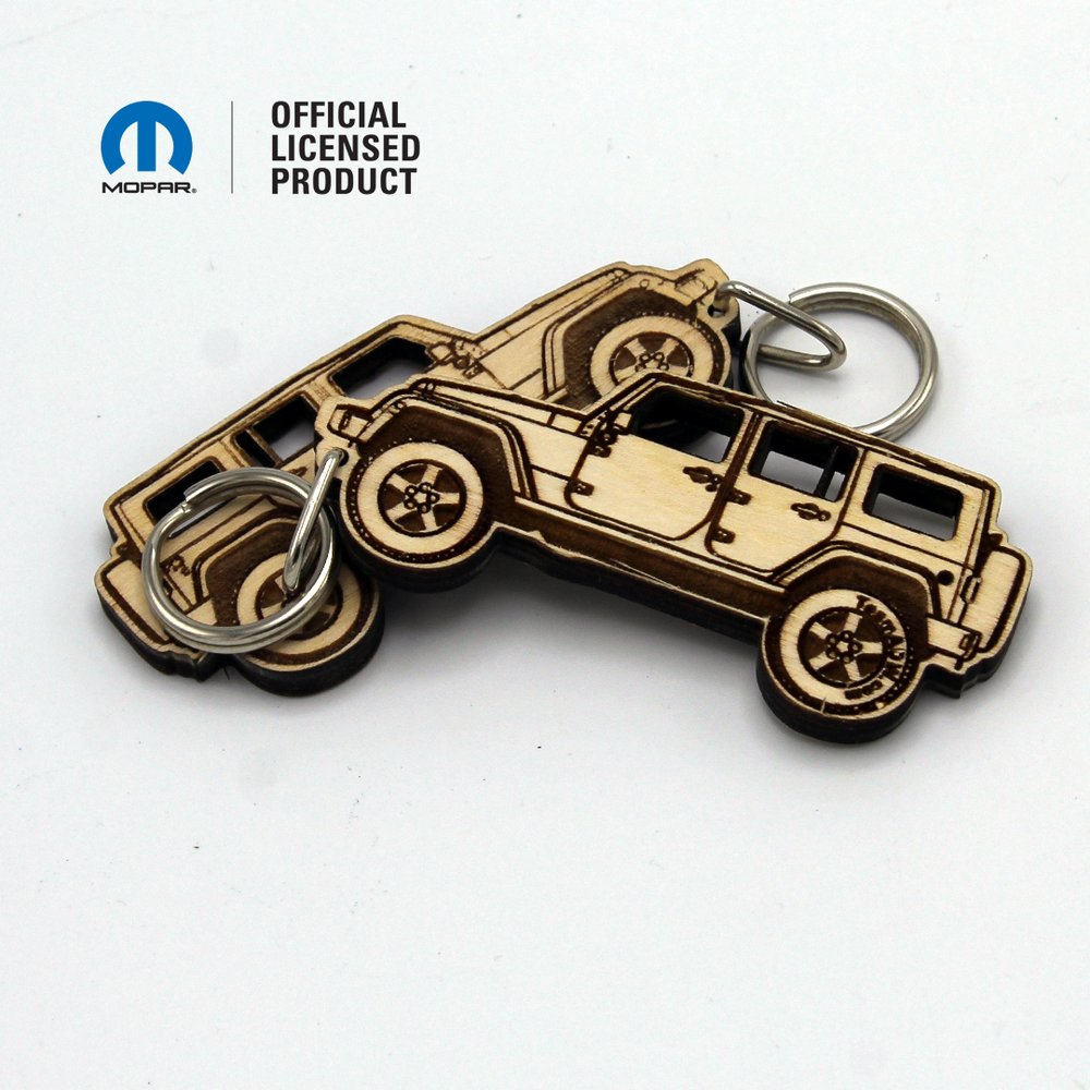 Wrangler JKU - Jeep® Keychain — Azzy's Design Works