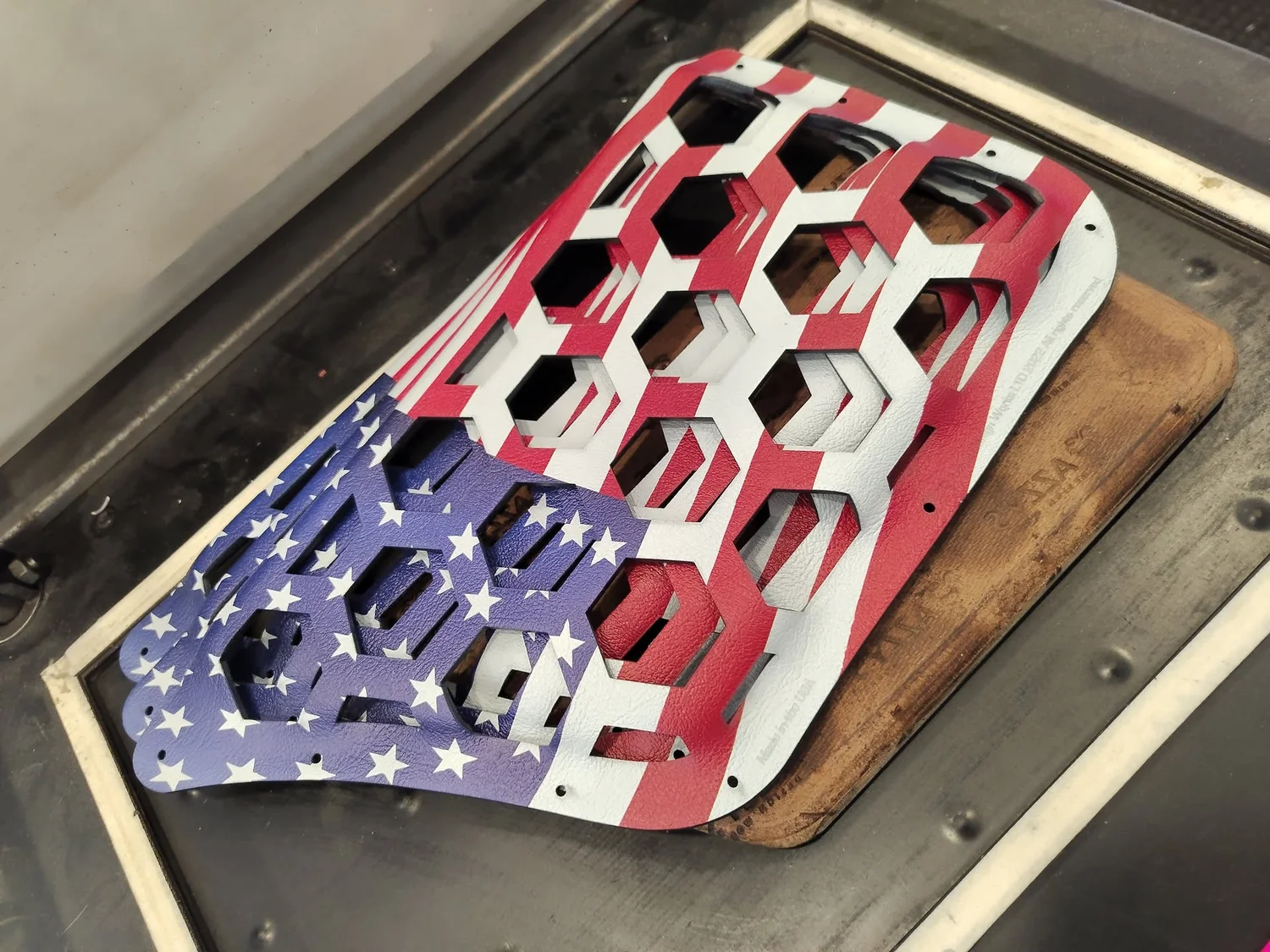 ユタッキーページ UV Printed US flag cubby pockets for Jeep Cherokee XJ — Azzy's