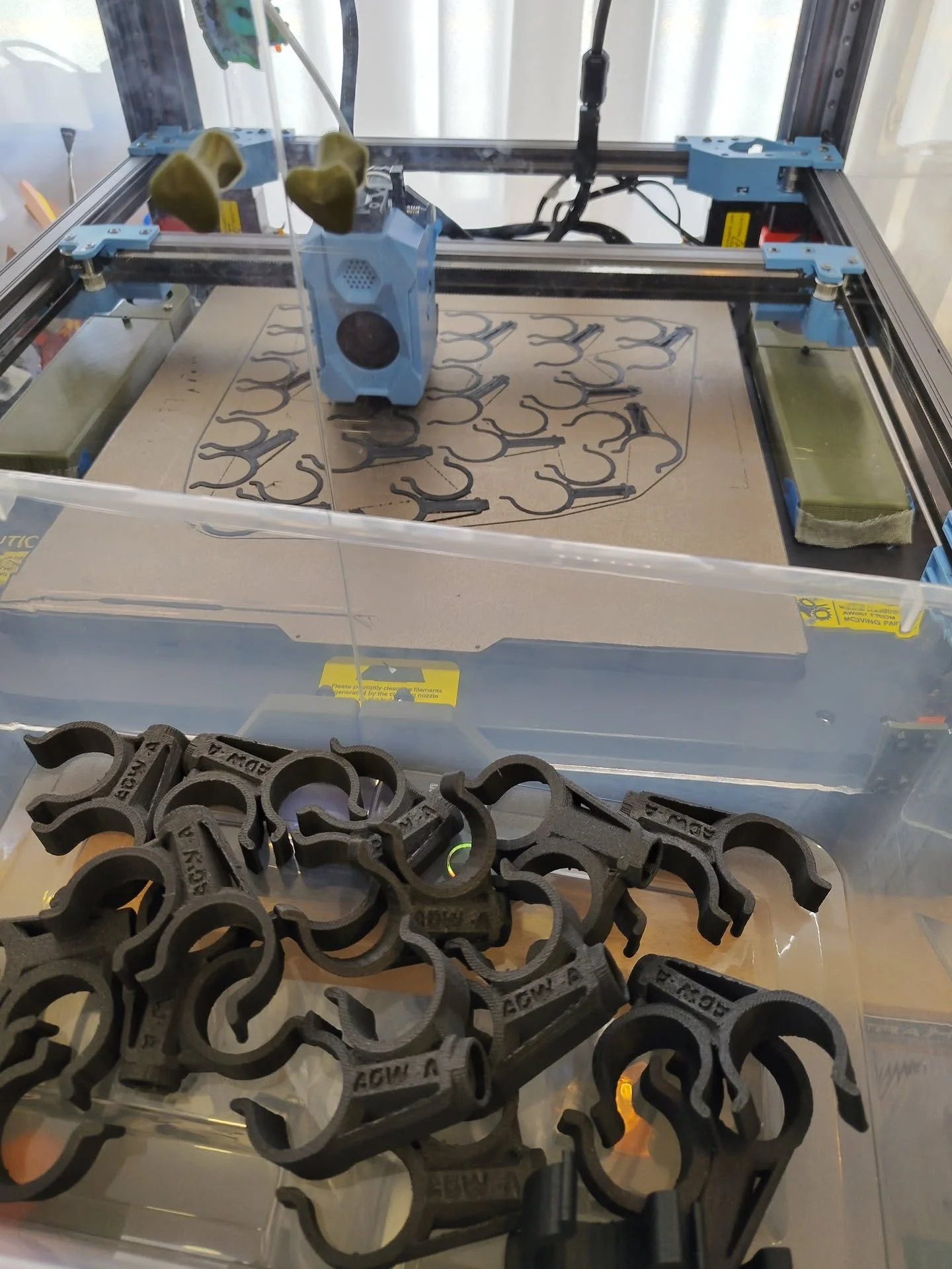 3d printed CF nylon heater core hose supports