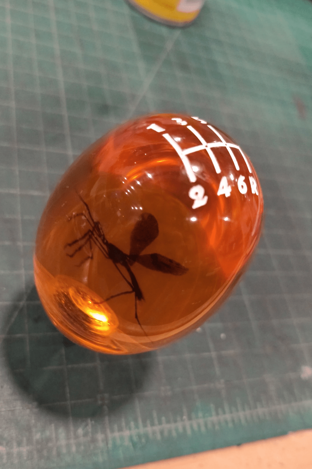 Amber Fossil Shift knob for Jurassic Park Jeeps — Azzy's Design Works