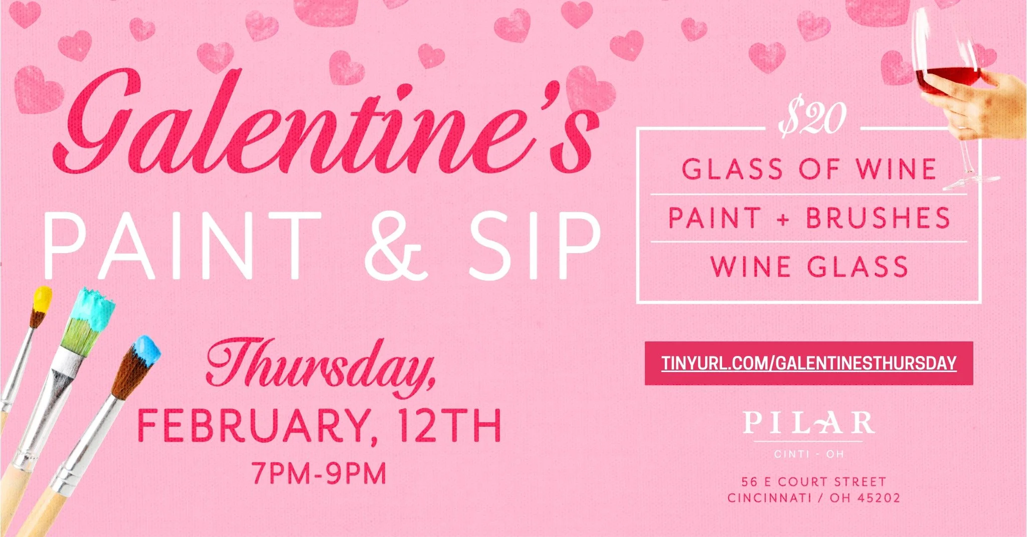 Galentine's Paint & Sip at Pilar