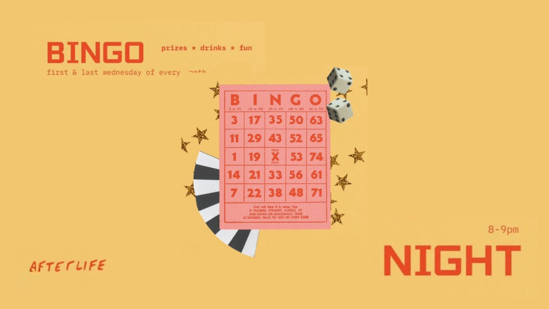 Bingo Night at Afterlife