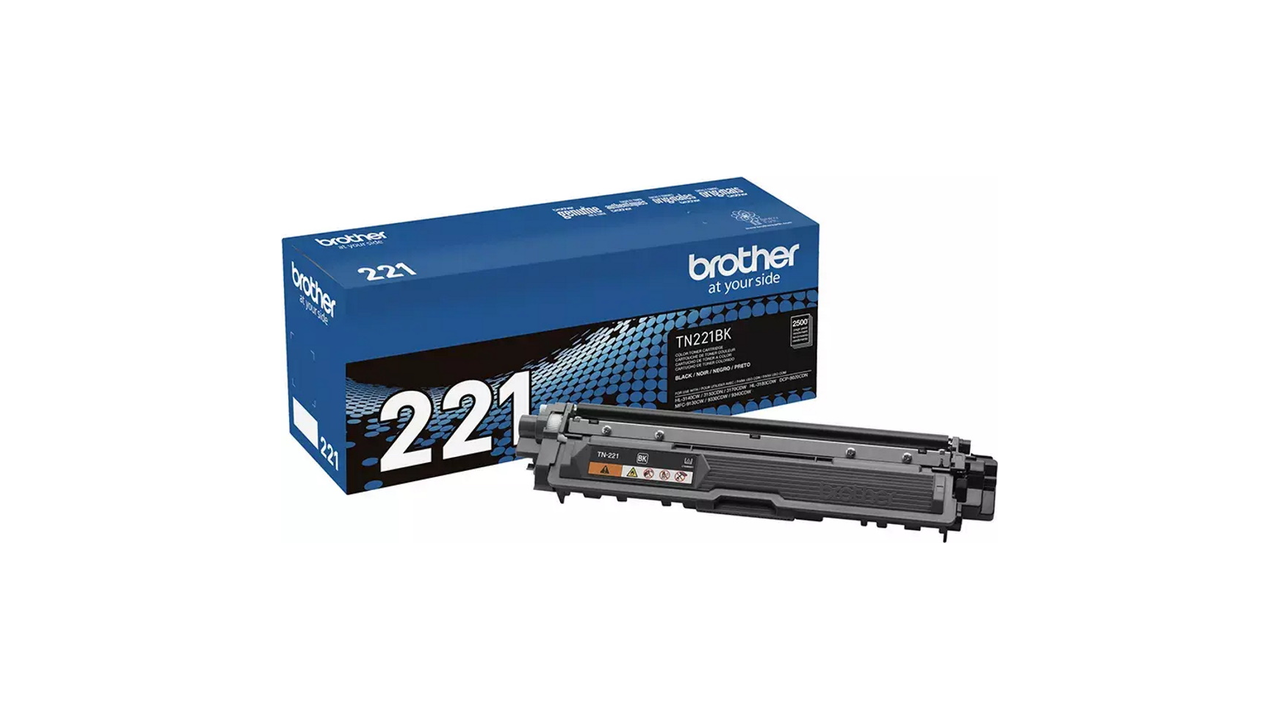 Brother TN221BK Standard Yield Black Toner Cartridge