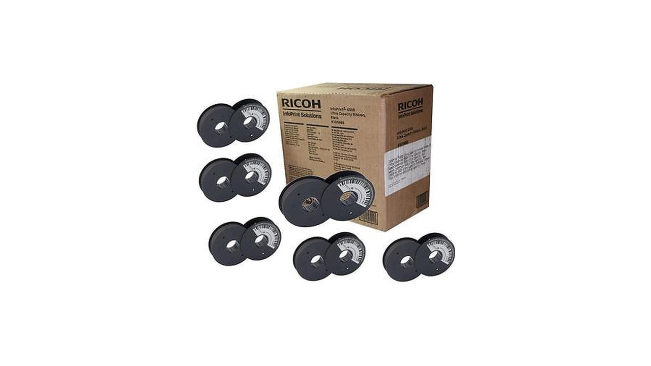 IBM 41U1680 (InfoPrint 6500) Black Ultra Capacity Ribbon, 6/Box
