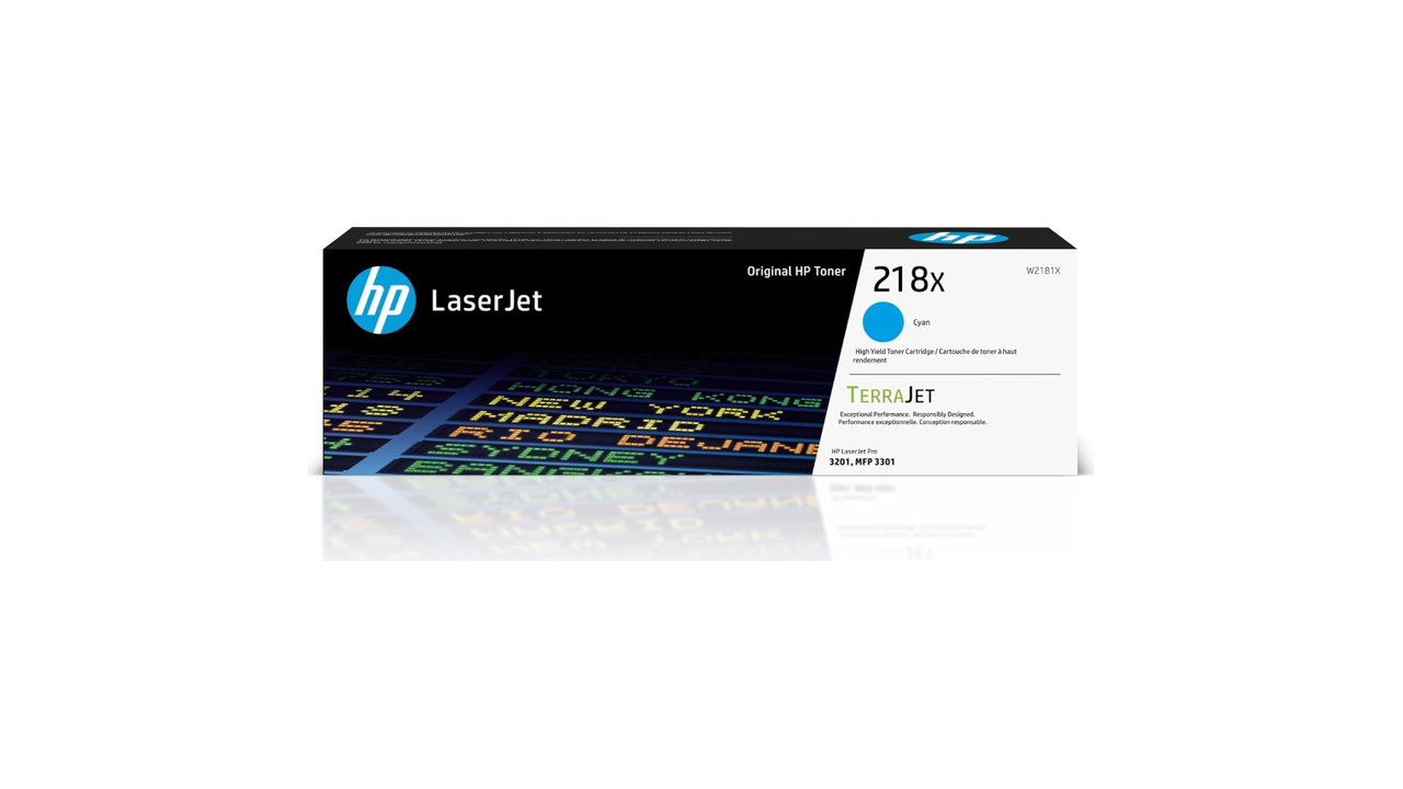 HP W2181X (218X) Cyan High Yield Toner Cartridge