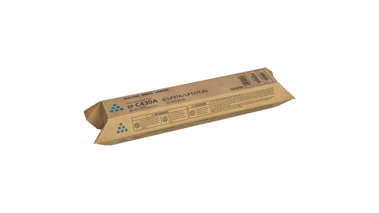 Ricoh 821108 / 821073 / 821304 (SP C430A) Cyan Toner Cartridge