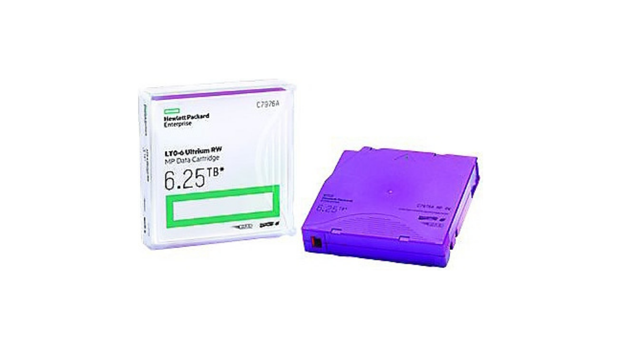 Hewlett Packard Enterprises 6.25TB LTO-6 Ultrium RW Data Cartridge (C7976A)