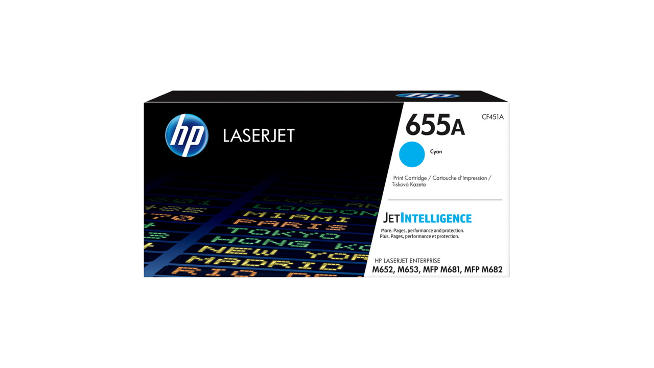 HP CF451A (655A) Cyan Toner Cartridge