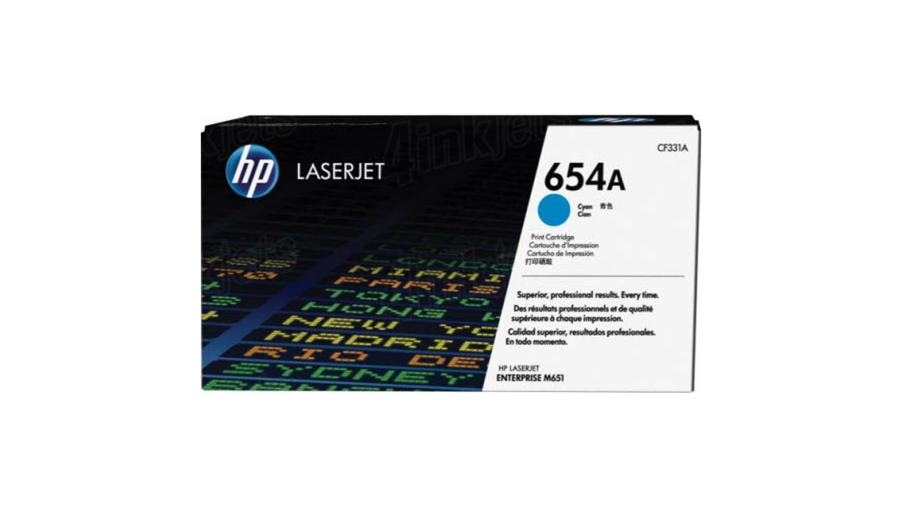 HP CF331A (654A) Cyan Toner Cartridge