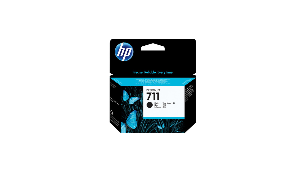 HP CZ133A (711) Black DesignJet Ink Cartridge, 80 ml