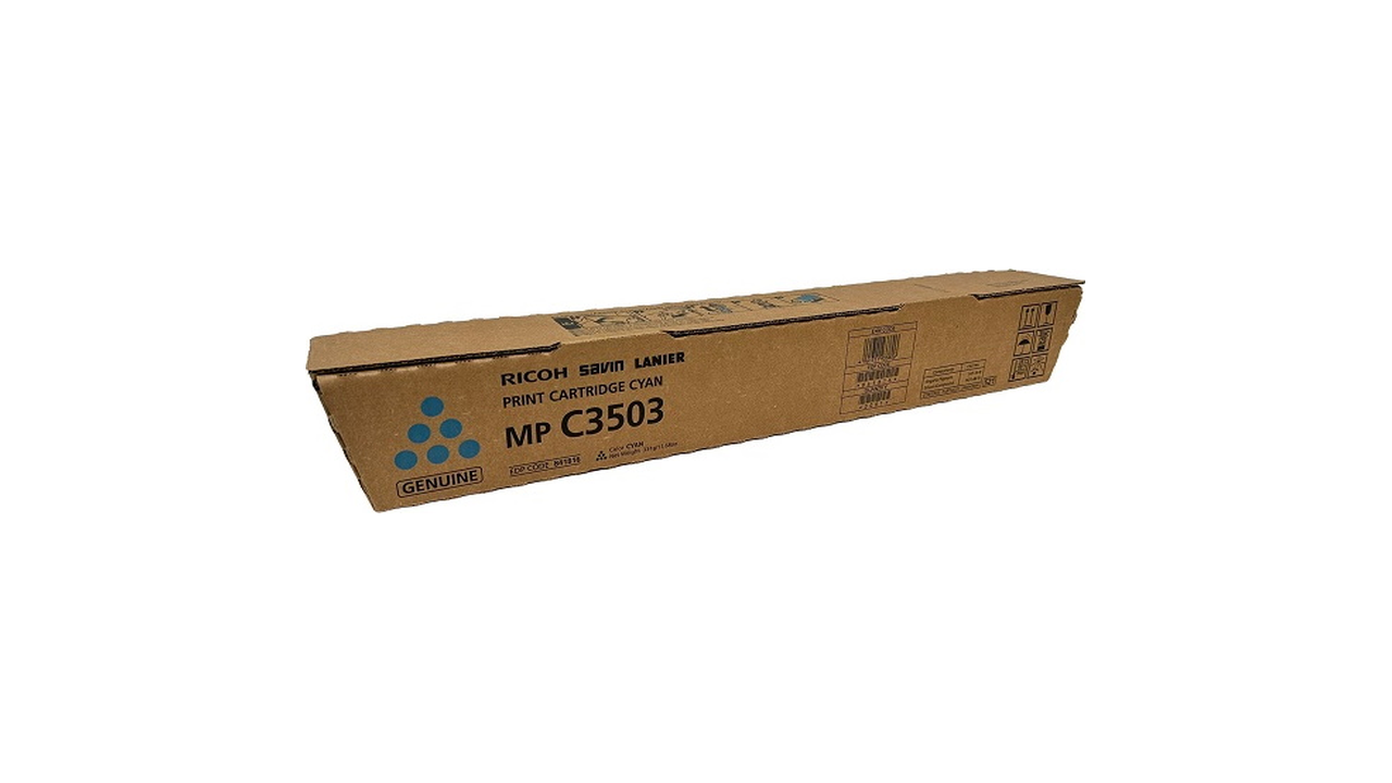 Ricoh 841816 / 841820 (MP C3003) Cyan Toner Cartridge