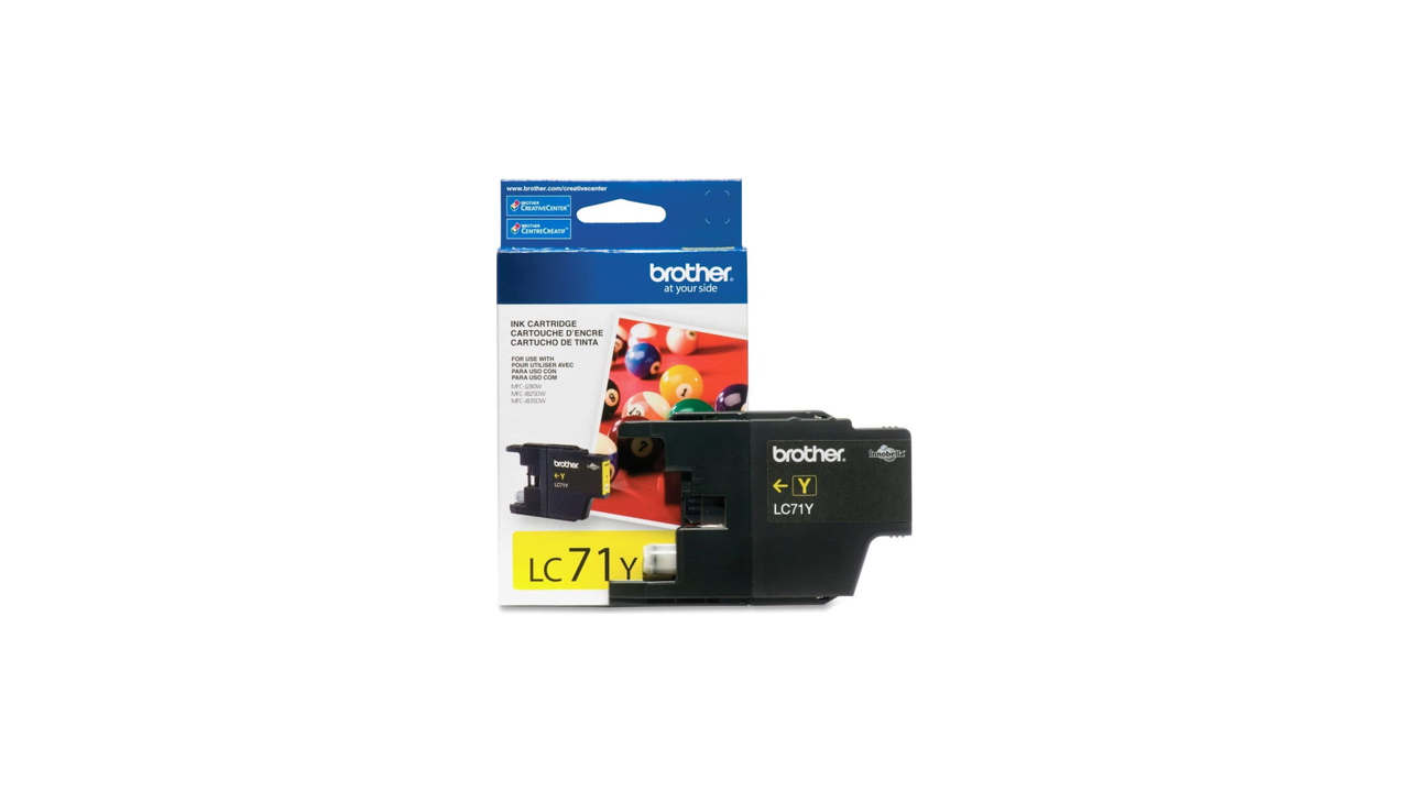 Brother LC71Y Standard Yield Yellow Ink Cartridge