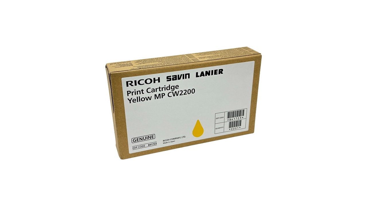 Ricoh 841723 (MP CW2200) Yellow Ink/Print Cartridge