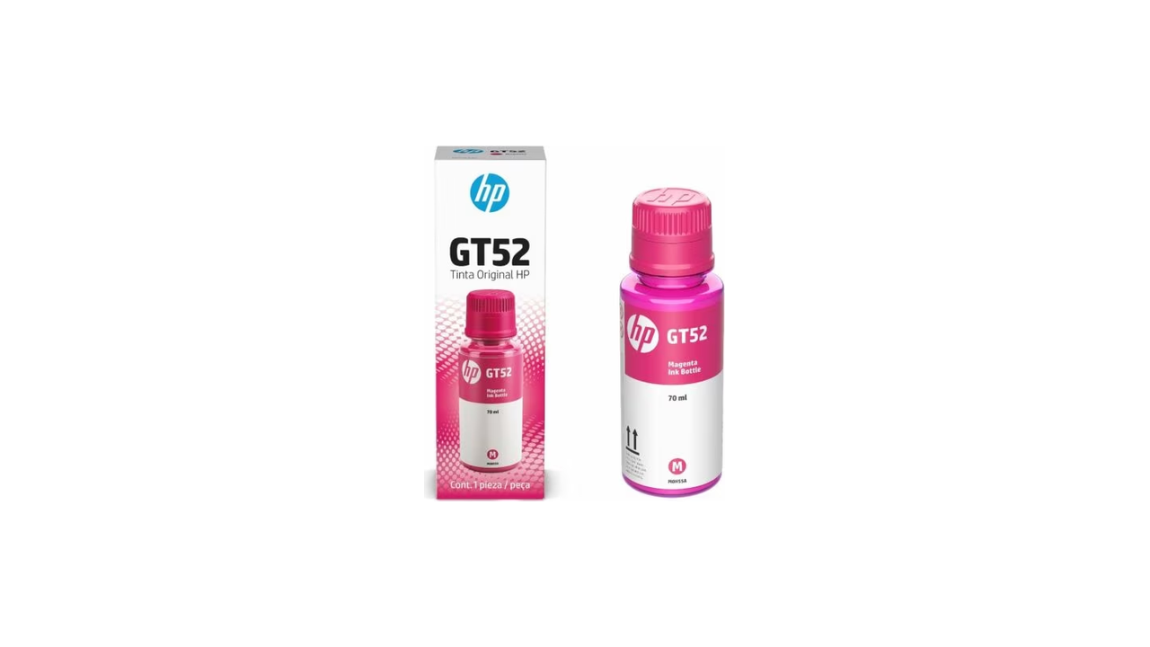 HP M0H55AL (GT52) Magenta Ink Bottle, 70 ml