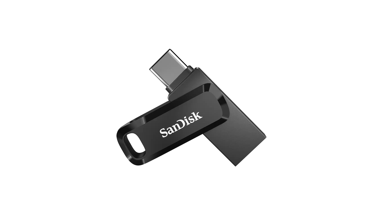 SanDisk SDDDC3-1T00-A46 Ultra Dual Drive Go 1TB USB Type-C / Type-A Flash Drive Black