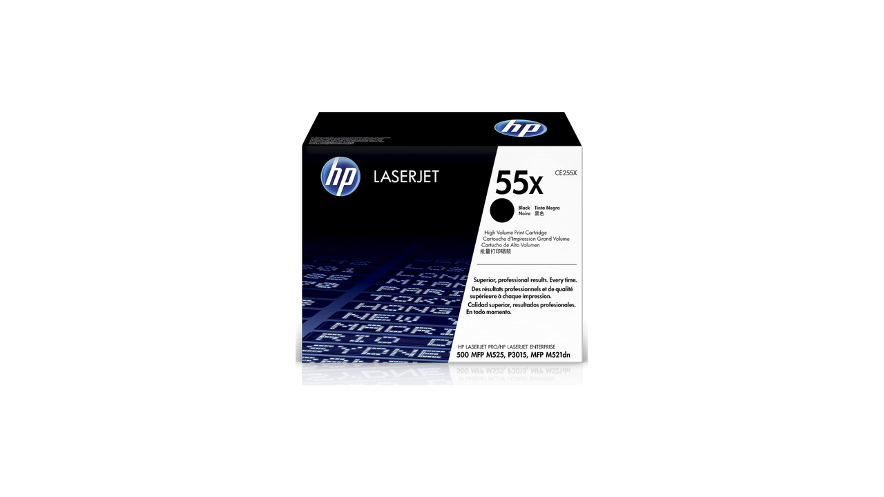 HP CE255X (55X) Black High Yield Toner Cartridge