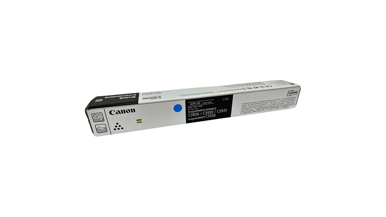 Canon 5754C003 / 5754C003AA (GPR-66) Cyan High Yield Toner Cartridge